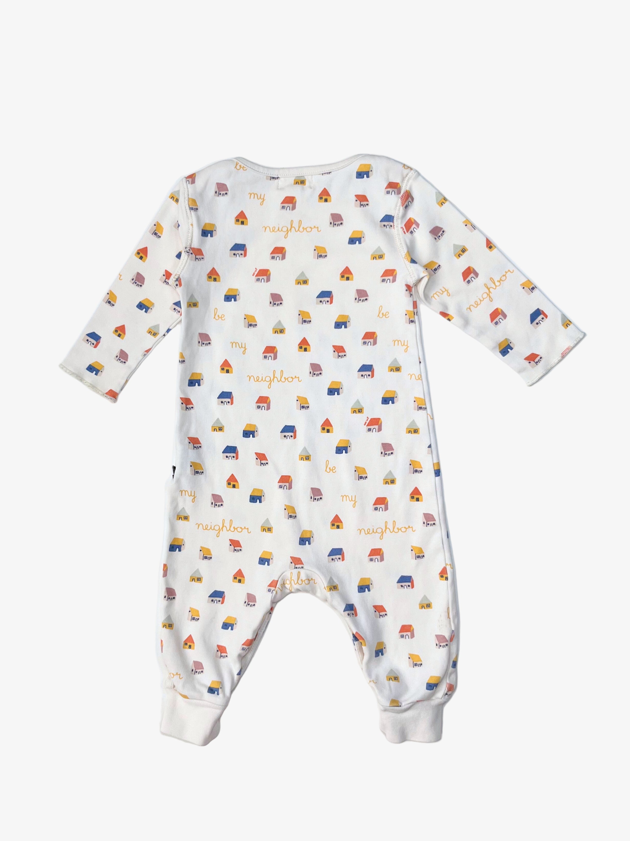 Oeuf – “Be My Neighbor” Romper (Size 6–12 months)