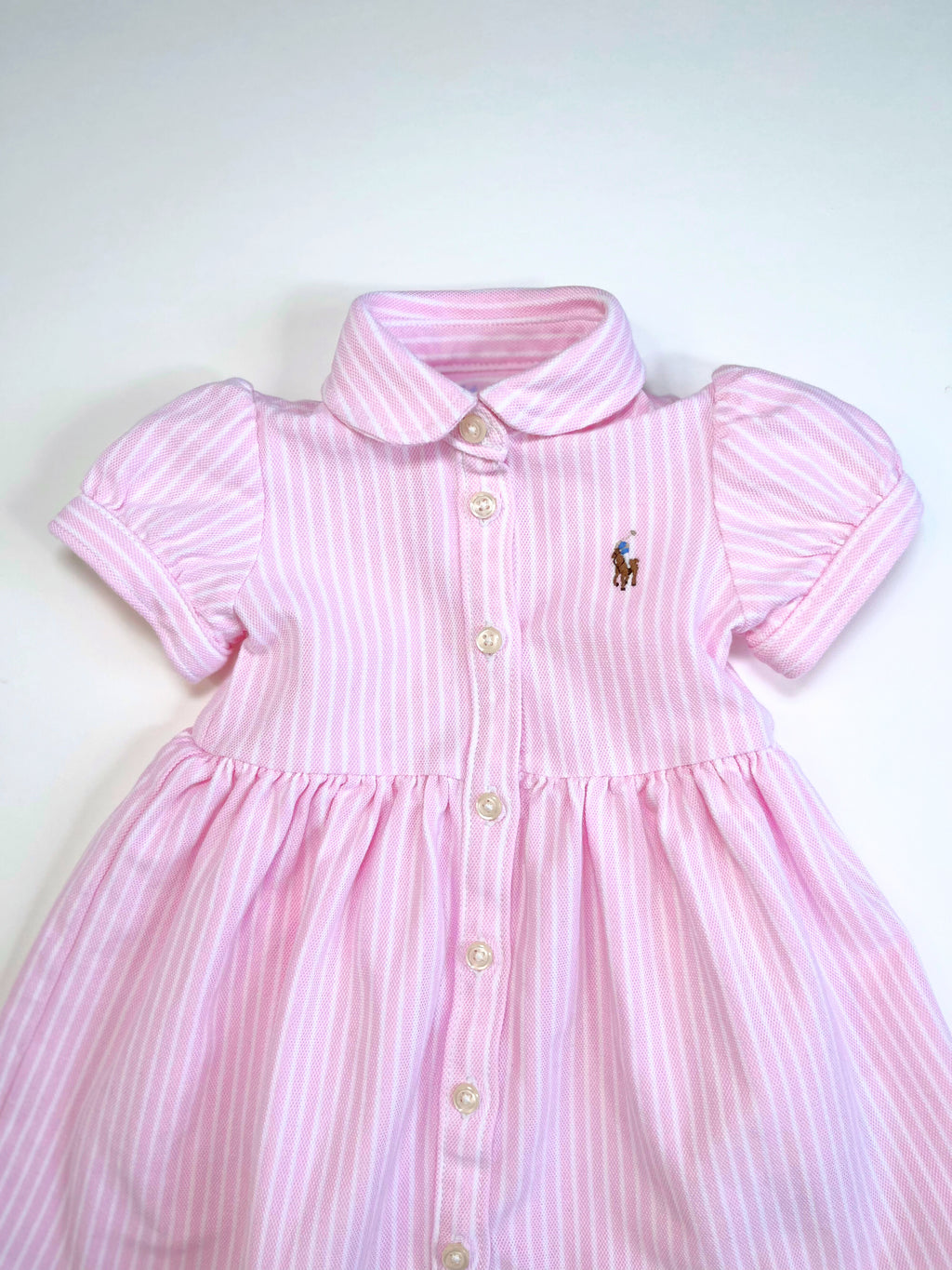 Ralph Lauren – Dress with Puff Sleeves (Size 6 months)
