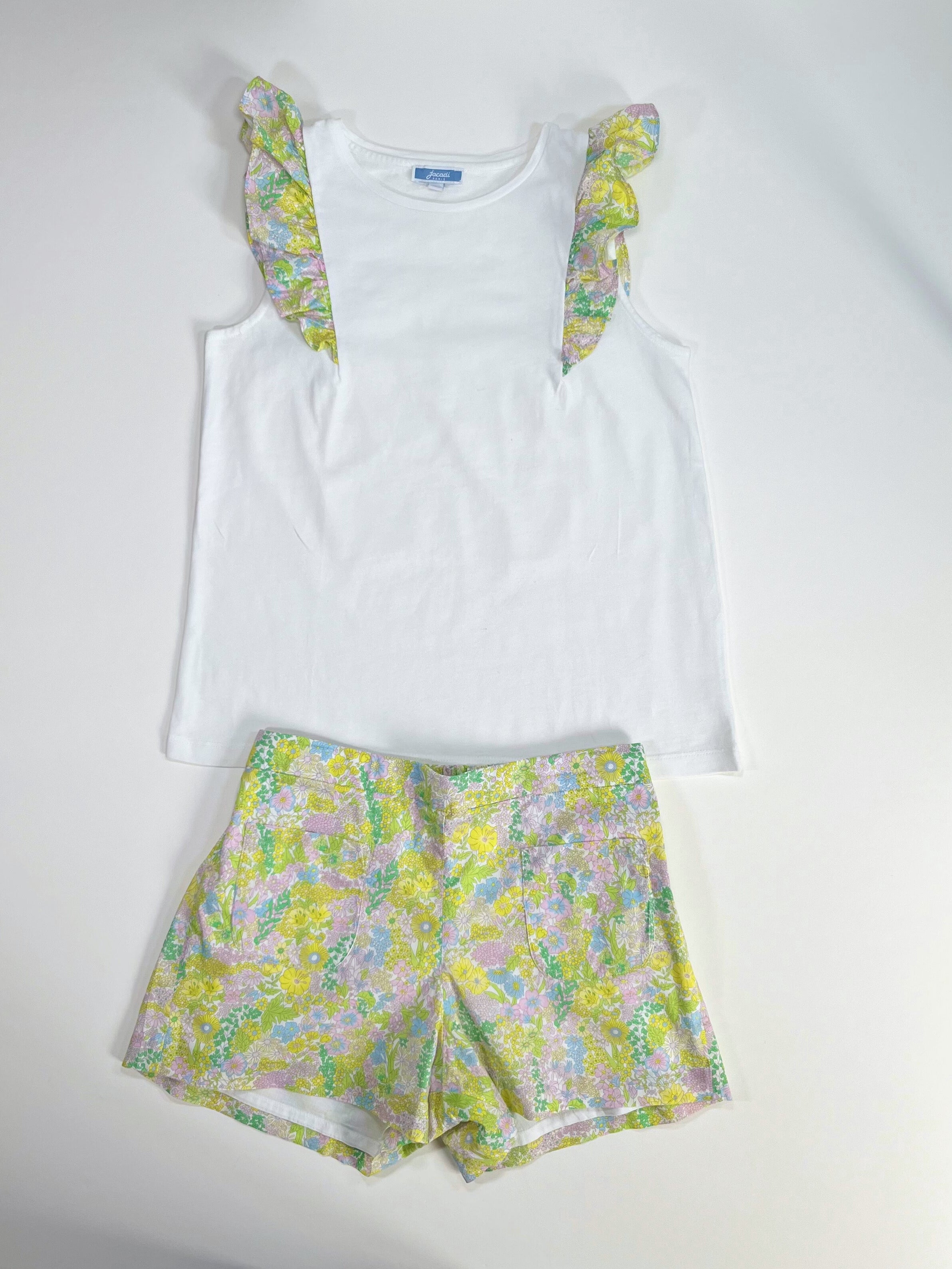 Jacadi – T-Shirt & Shorts Set (Size: 10 / 140cm)