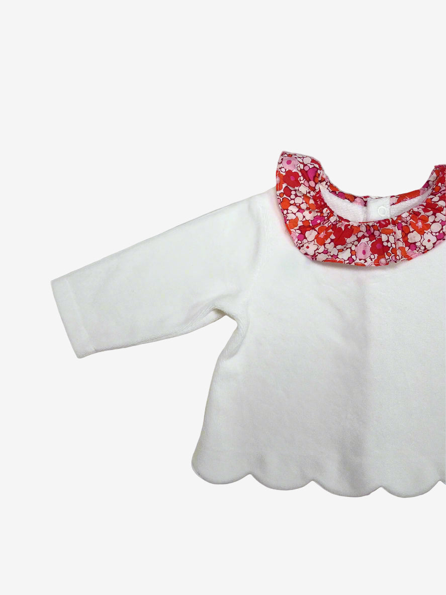 Jacadi – Velour Top (6 Months, Runs Small)
