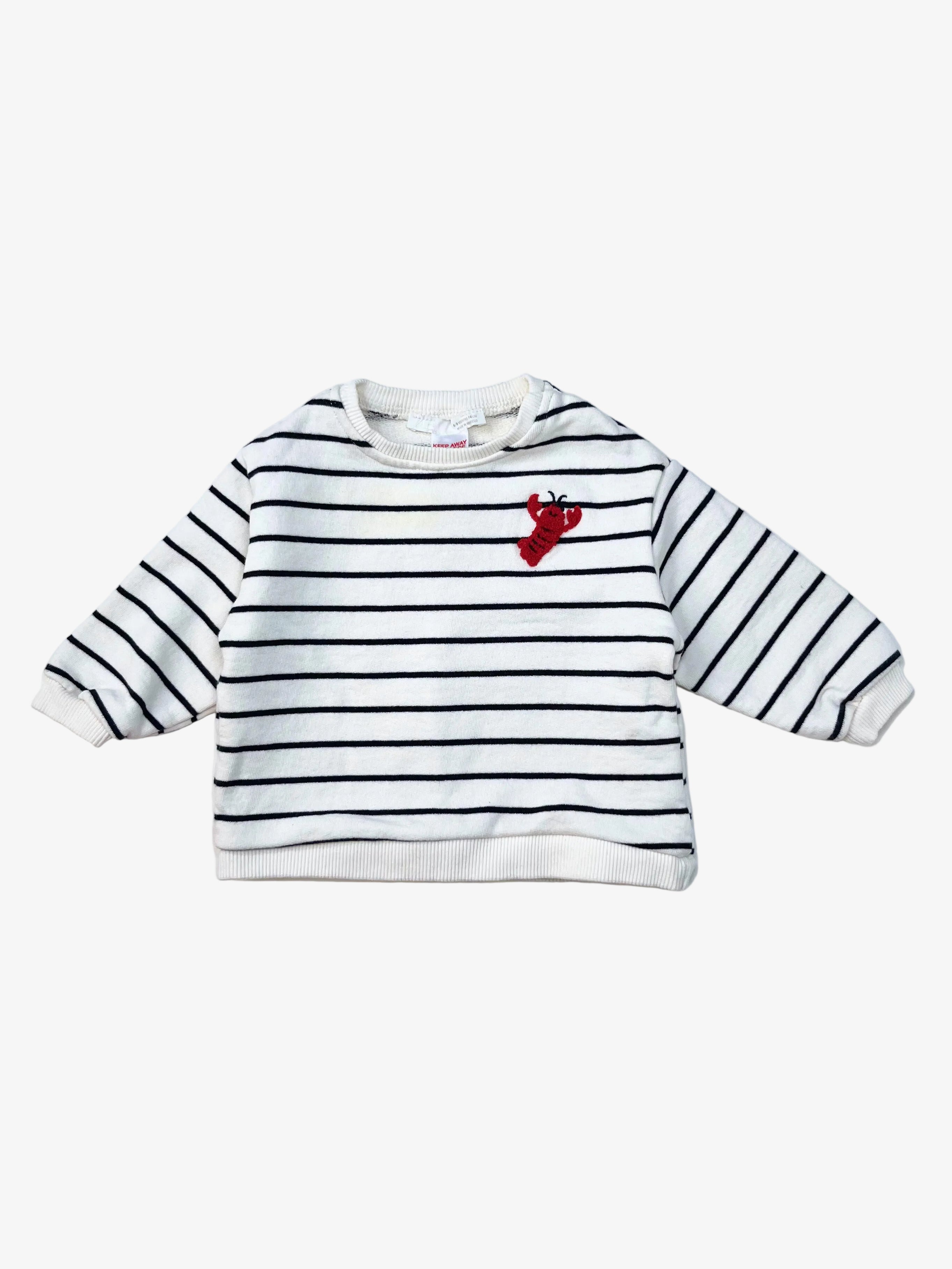 Zara – Sweatshirt (Size 6–9 months)