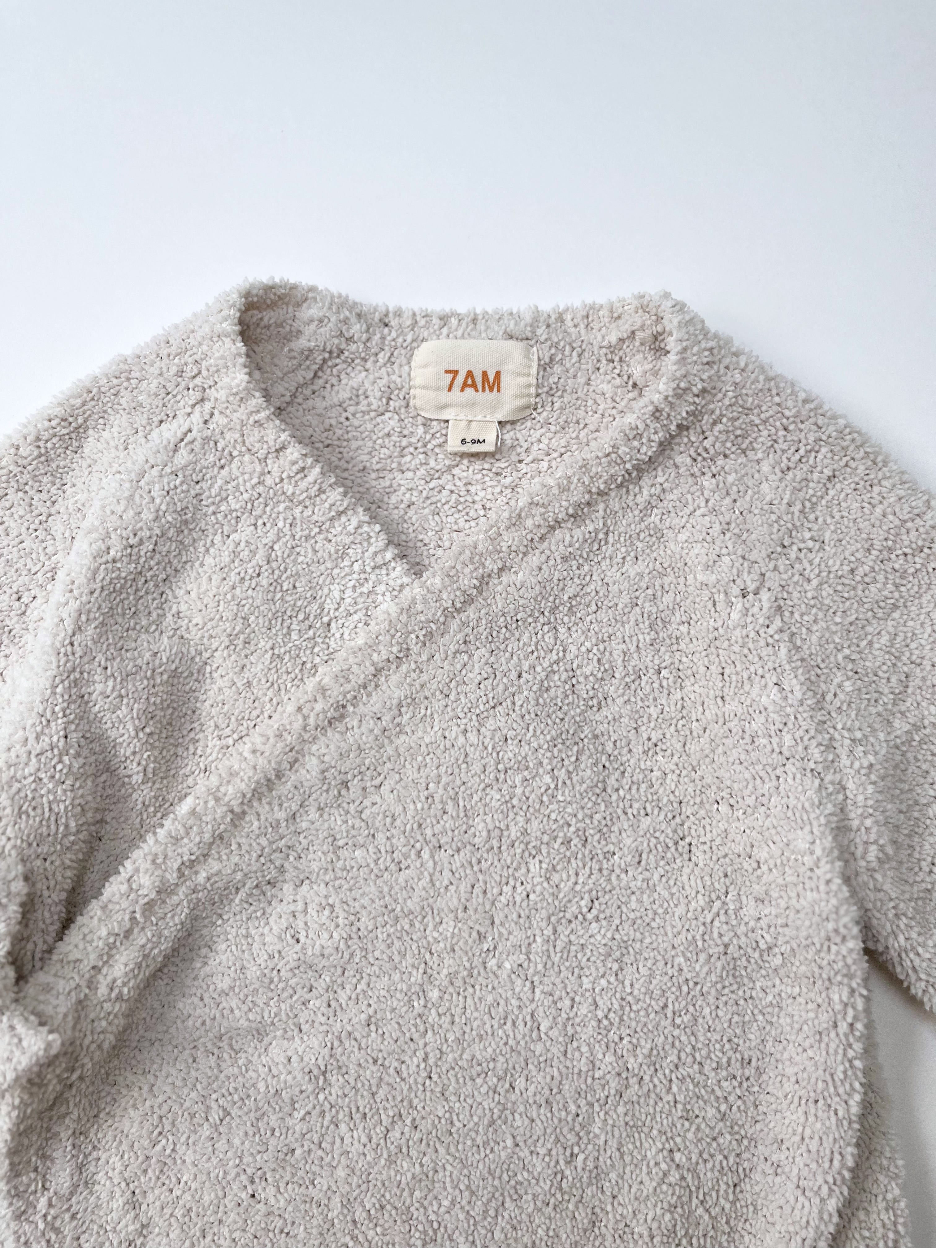 7AM – Kimono-Style Cardigan (Size 6–9 months)