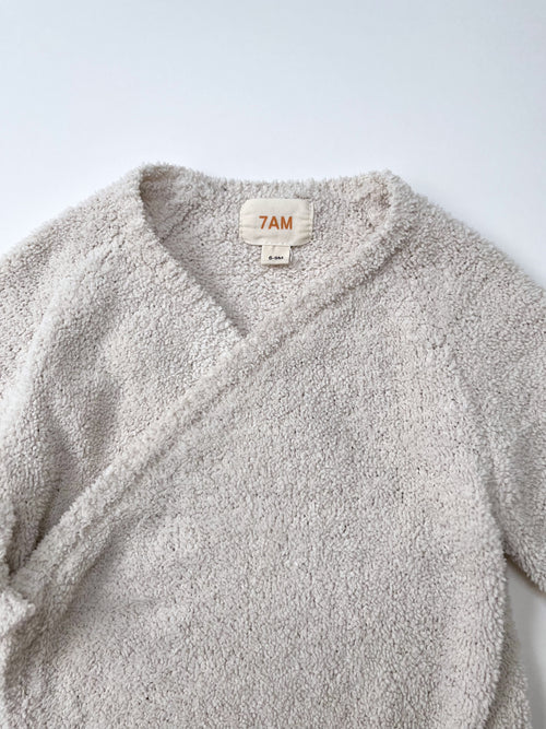 7AM – Kimono-Style Cardigan (Size 6–9 months)