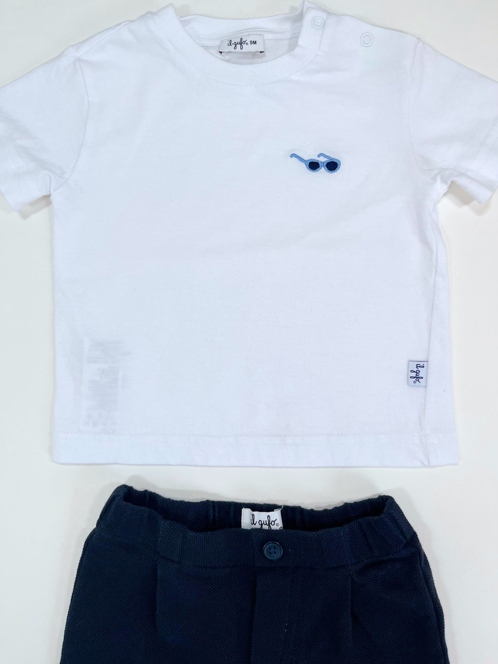 Il Gufo – T-Shirt & Shorts Set (Size 9 months)