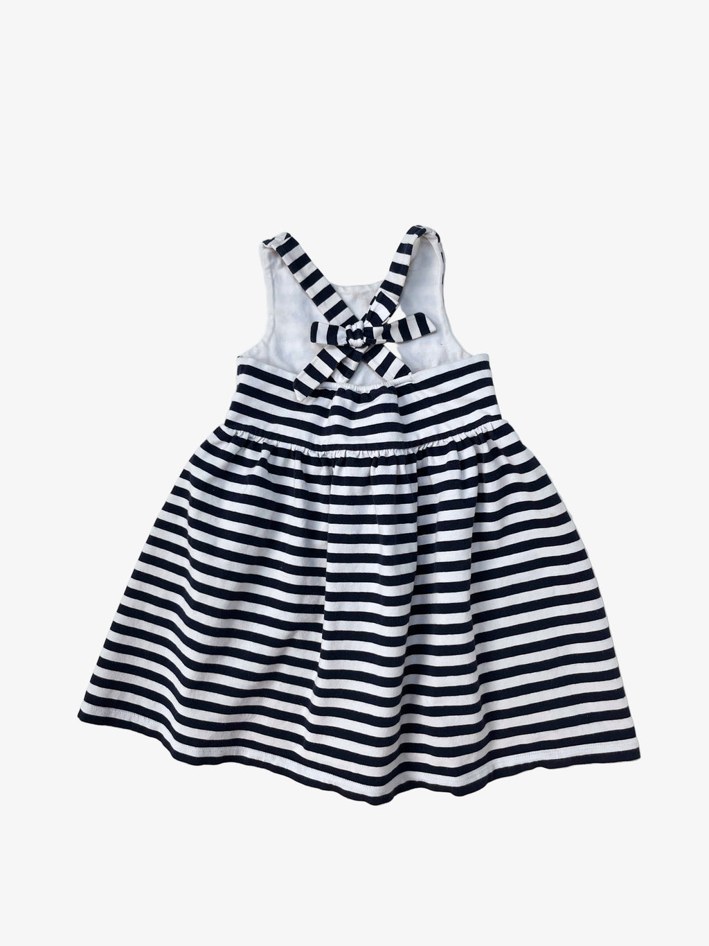 Jacadi - Striped Dress with Back Straps (Size 4 / 104 cm)