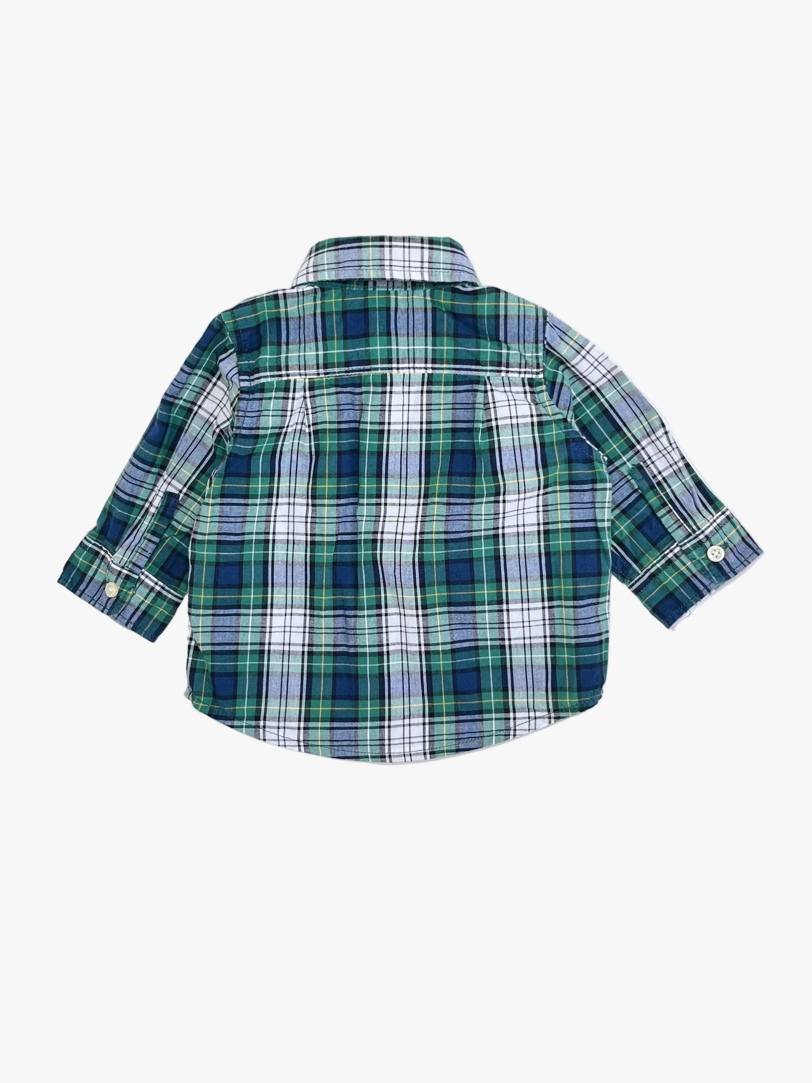 GAP – Button-Down Shirt (Size 3–6 months)