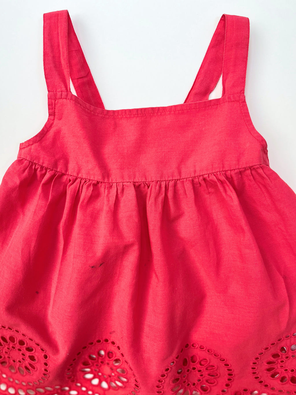 ABCD'R - Top with Straps and Eyelet Hem (Size 3–4 years)