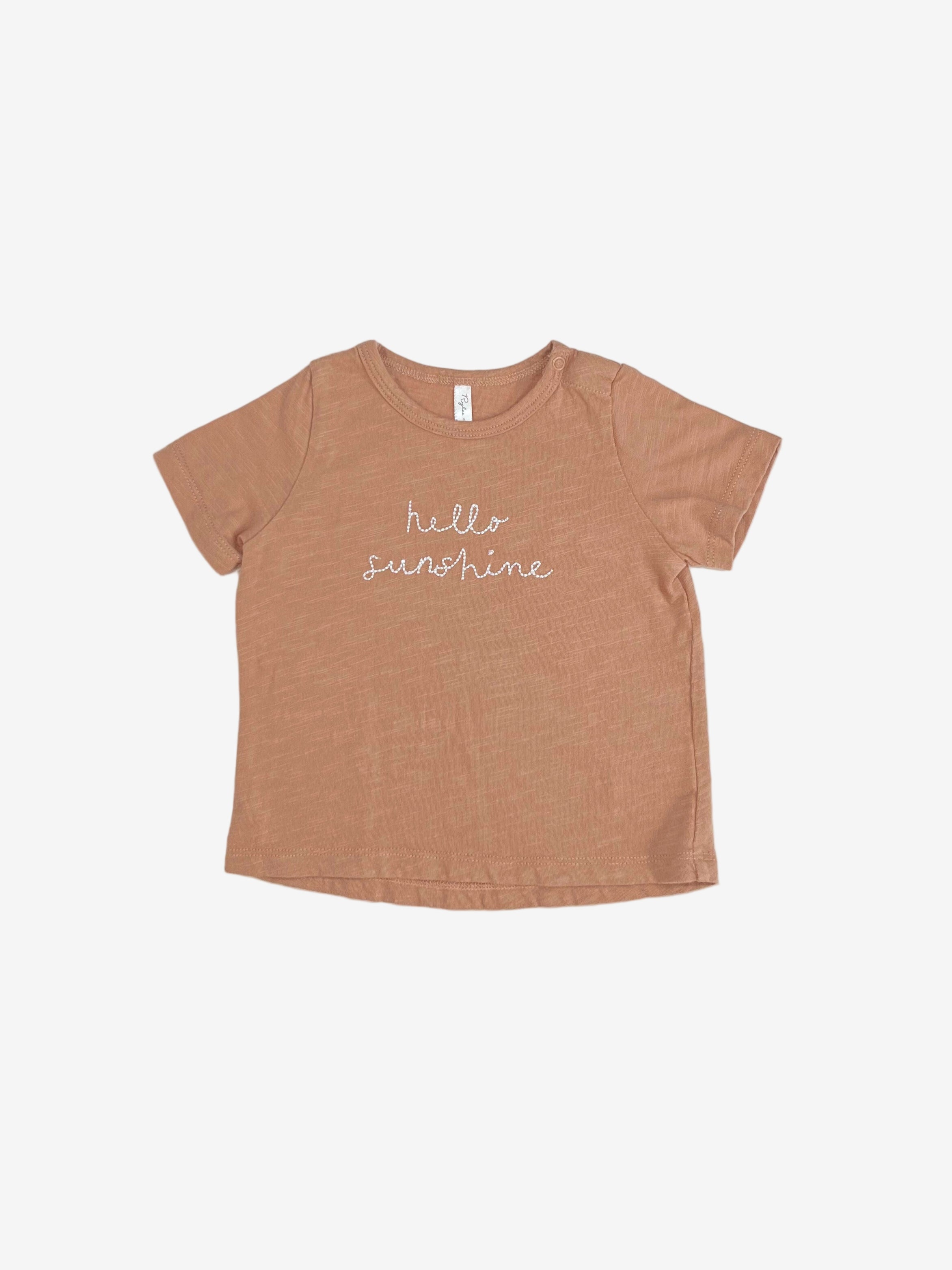Rylee + Cru – “Hello Sunshine” T-Shirt (3–6 Months)