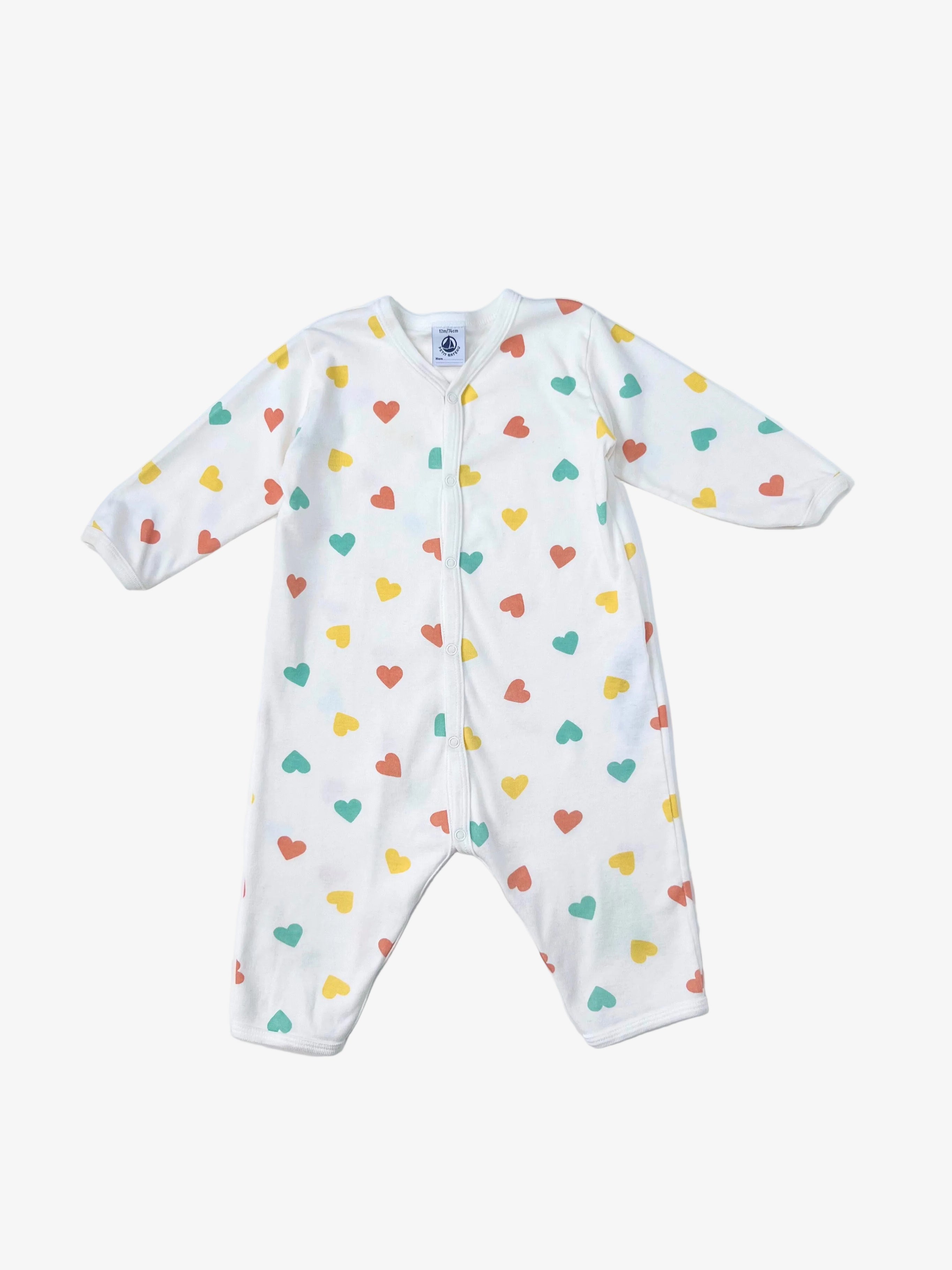 Petit Bateau – Romper with Snaps (Size 12 months, 74 cm, runs small)