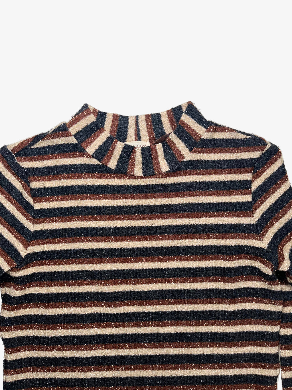 Caffè D’Orzo – Long Sleeve Lurex Top (Size 10)