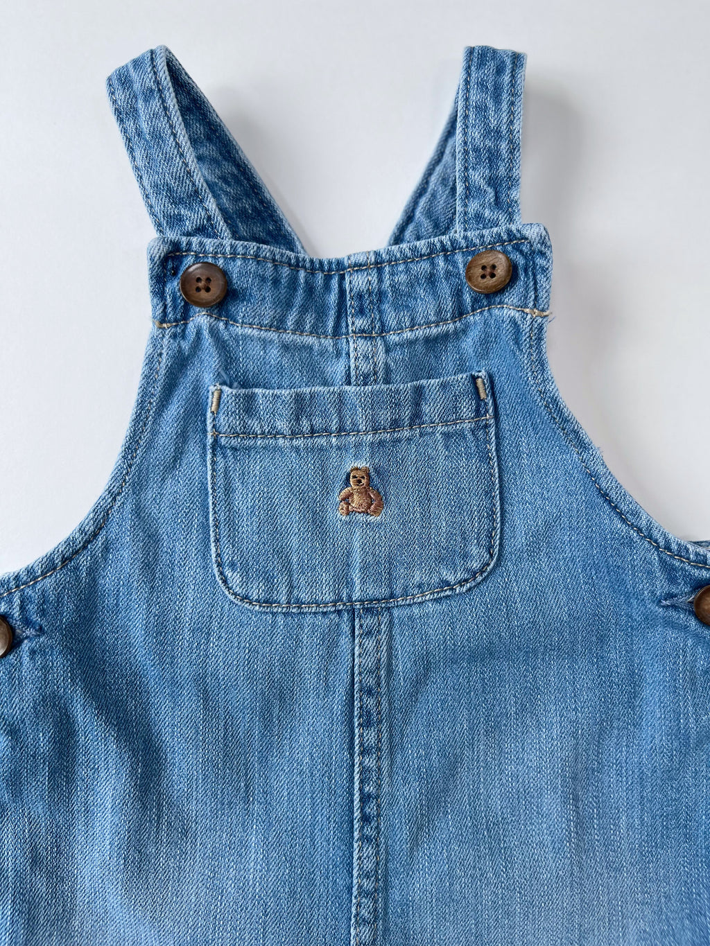 GAP – Denim Overalls (Size 6–12 months)