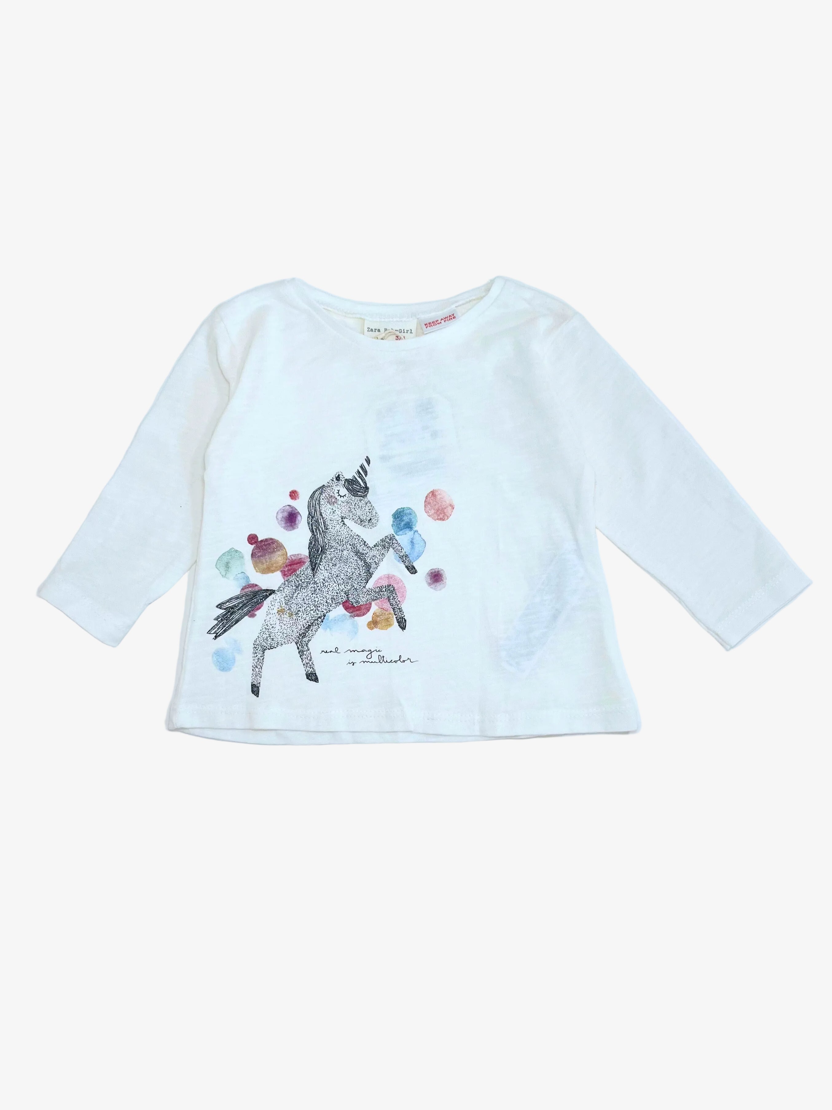 Zara – Long-Sleeve Shirt (Size 3–6 months)
