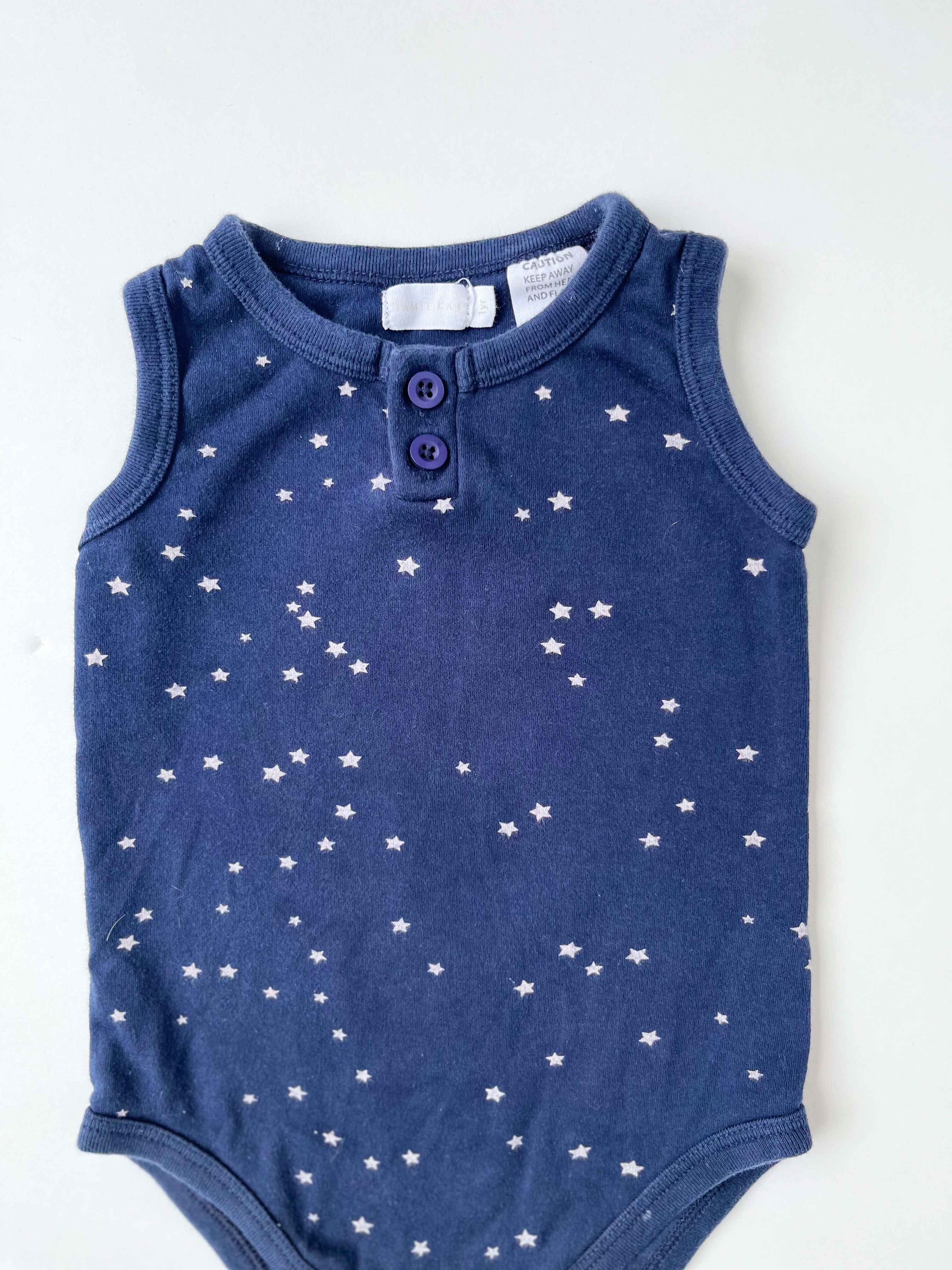 Jamie Kay – Sleeveless Onesie (Size 12 months)