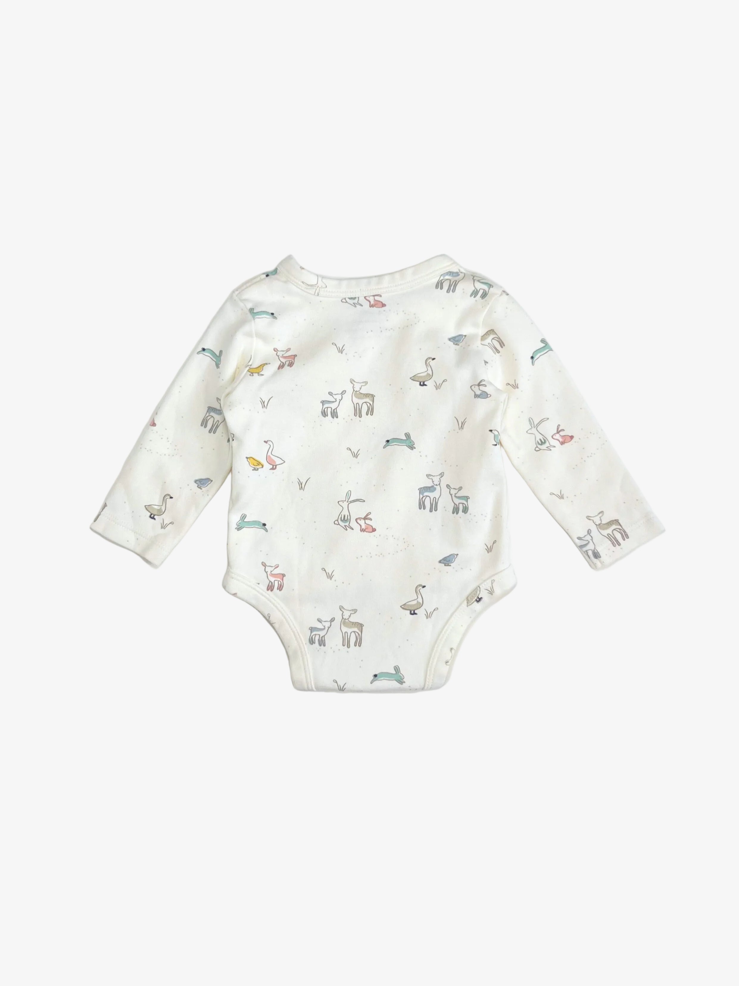 Pehr – Kimono-Style Onesie (Size 0–3 months)