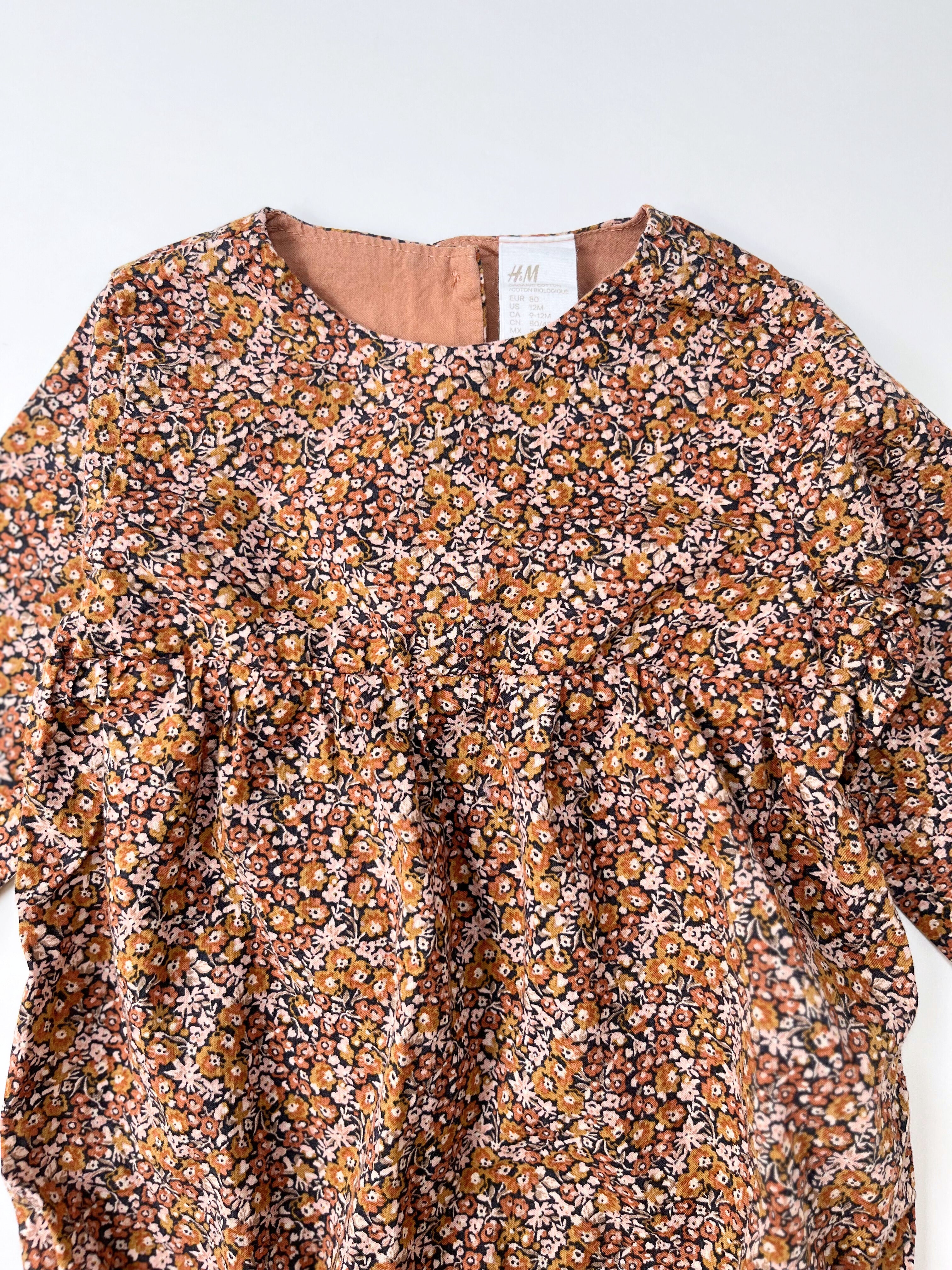 H&M – Long-Sleeve Romper (Size 12 months)