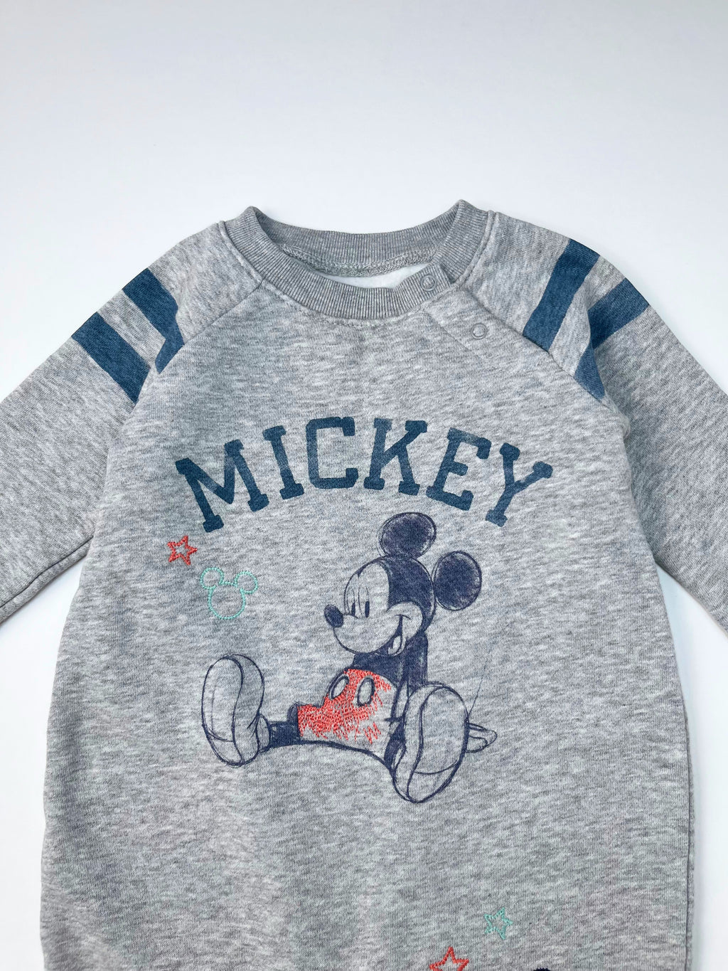 GAP – Disney Varsity-Style Romper (Size 6–12 months)