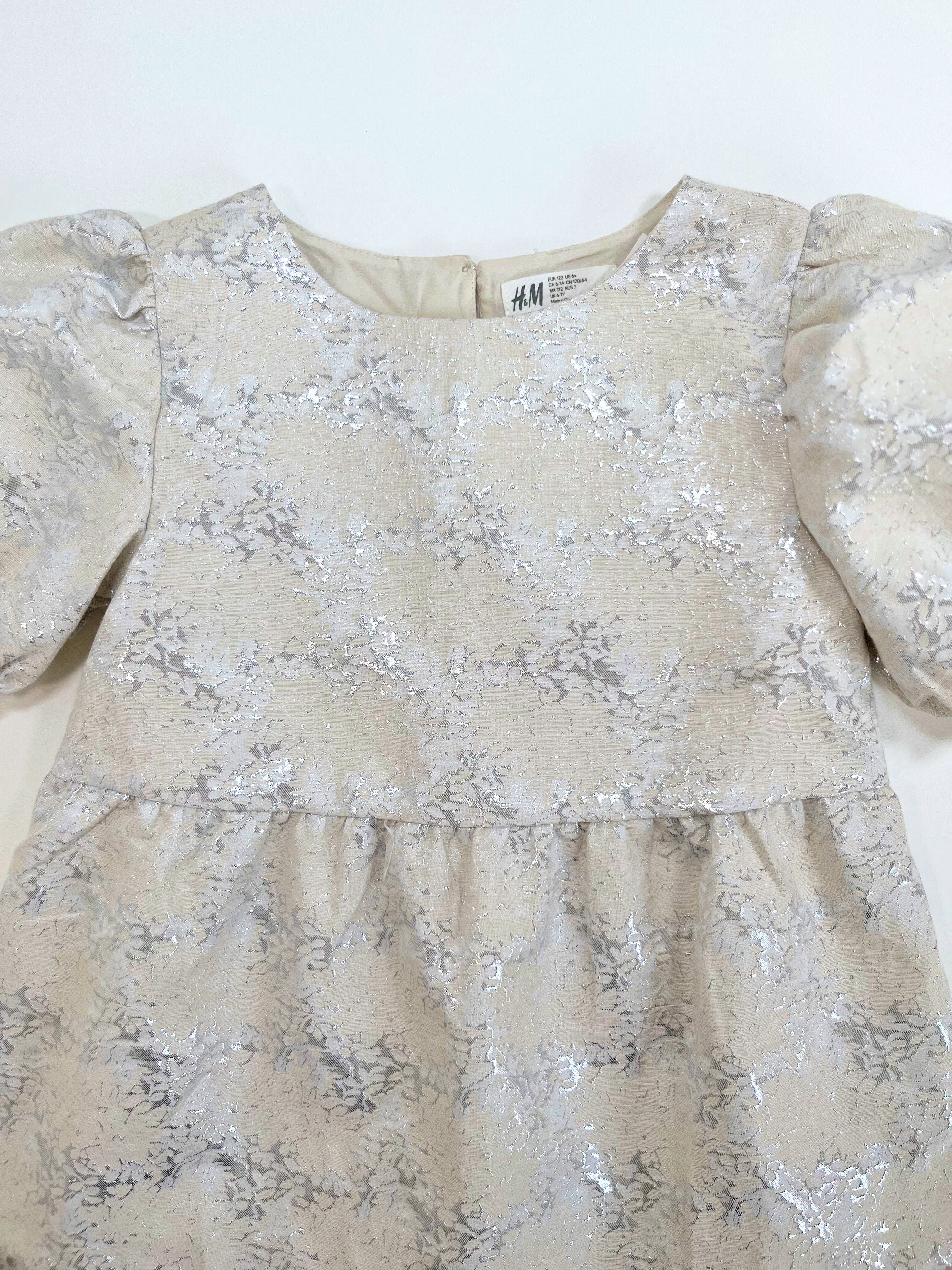 H&M – Jacquard Dress (Size 6–7 years)