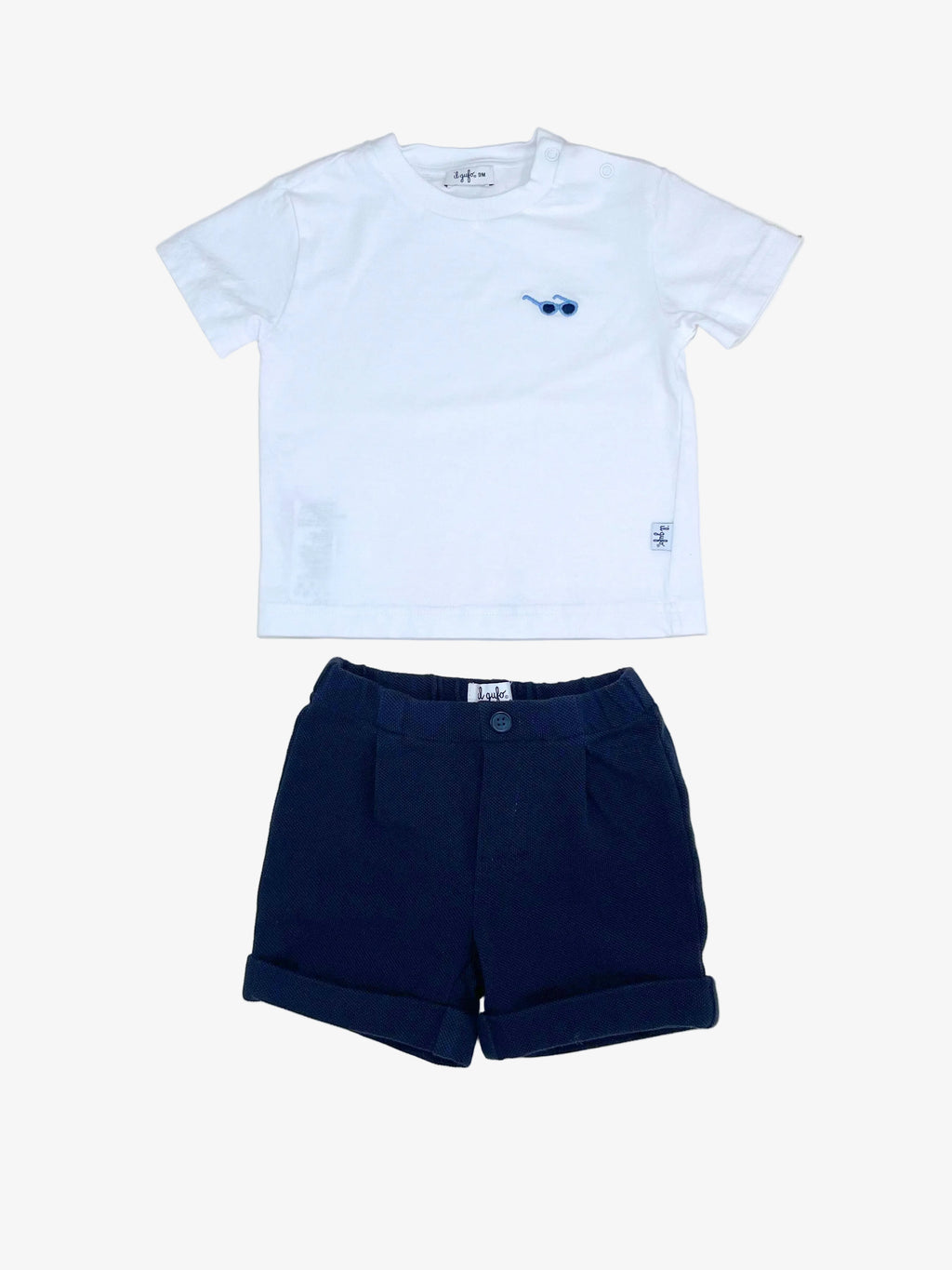 Il Gufo – T-Shirt & Shorts Set (Size 9 months)