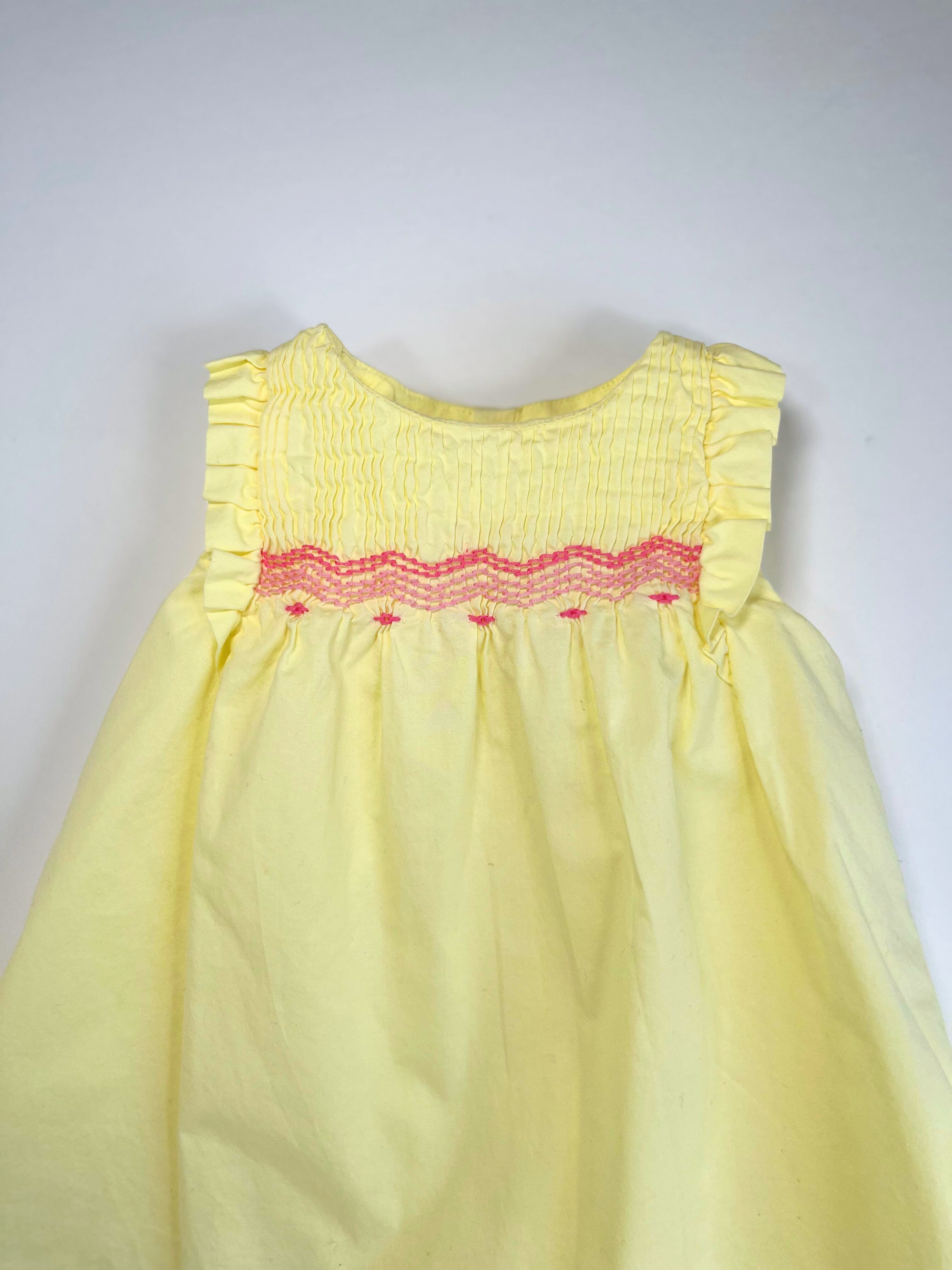 Jacadi – Sleeveless Dress (Size 6 months / 67 cm, runs small)