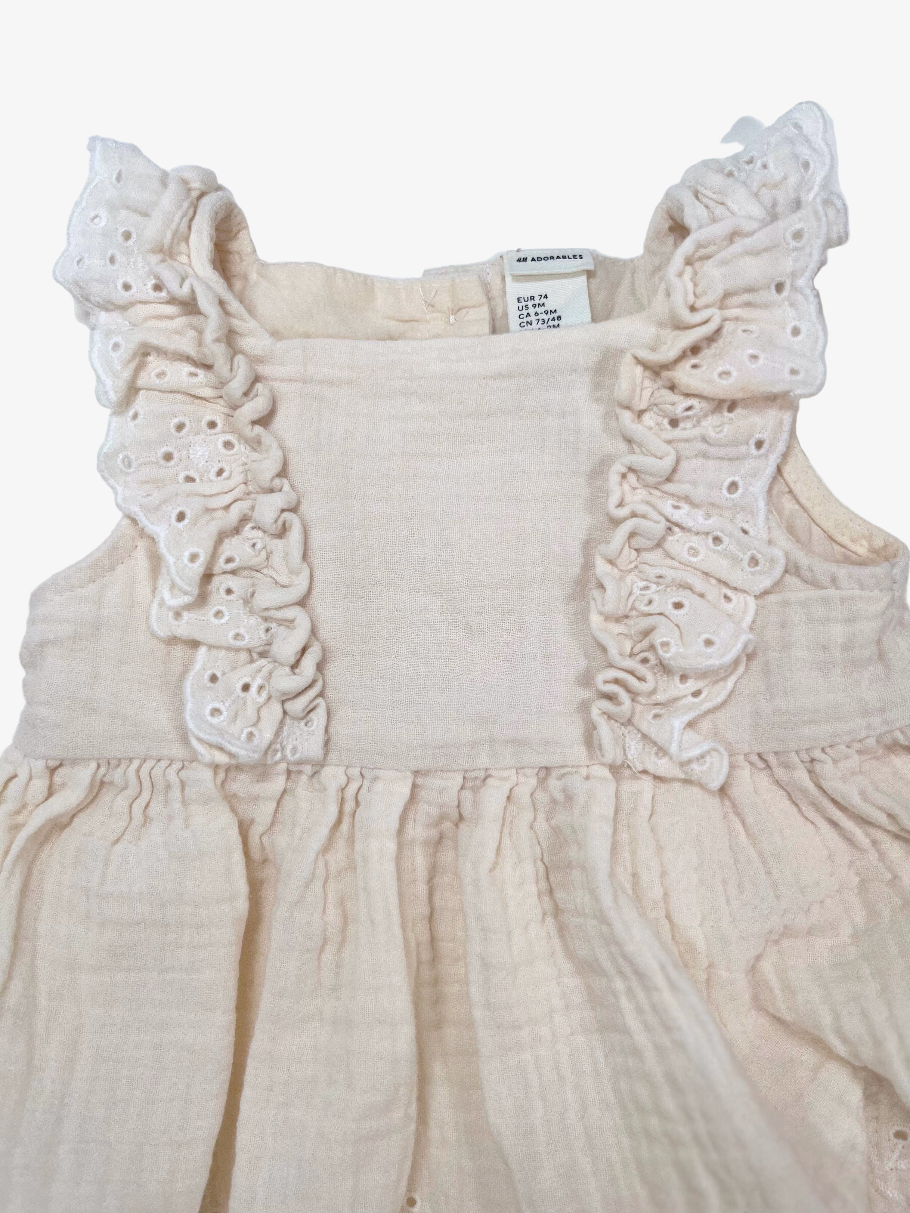 H&M Adorables - 2-Piece Cotton Muslin Set (Size 6–9 months)