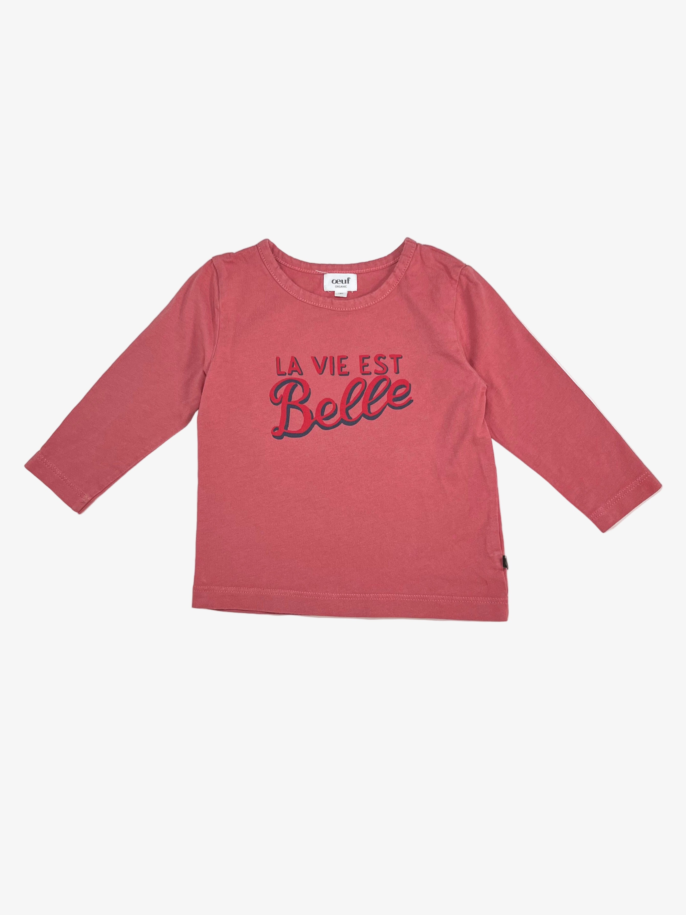 Oeuf – Long-Sleeve T-Shirt (Size 12 months)