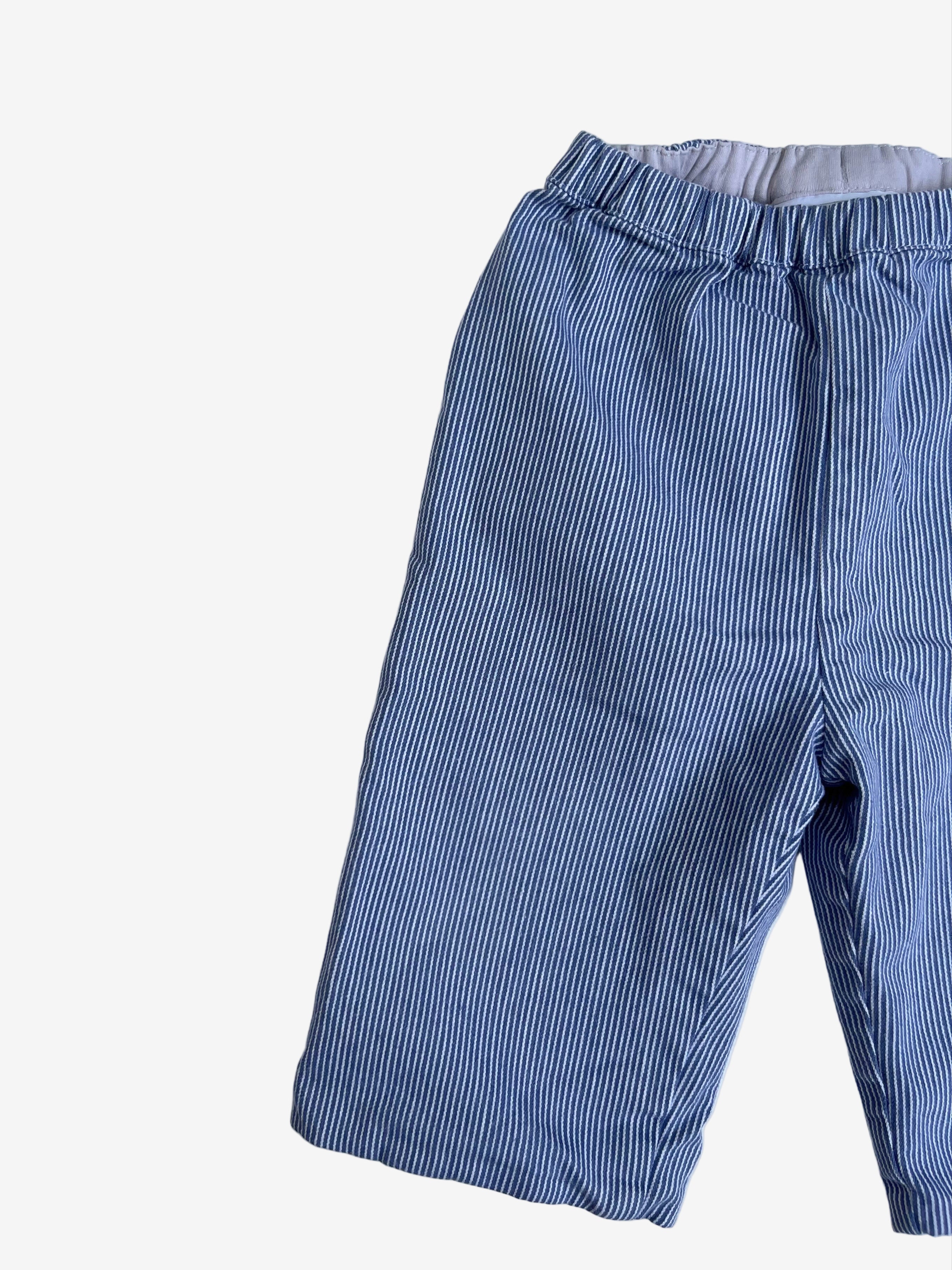 The Little White Company - Cotton Pants 6-9 months