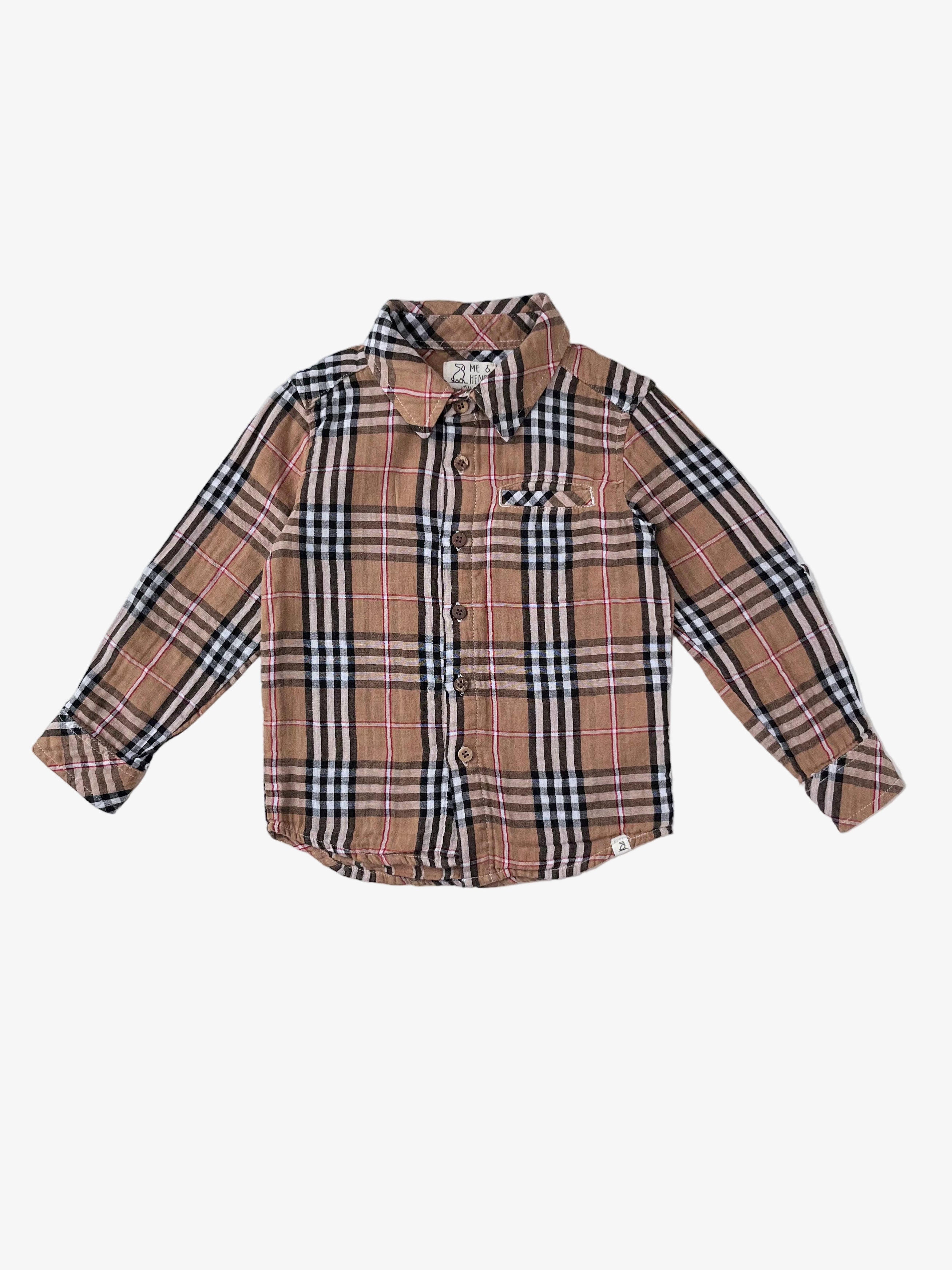 Me & Henry London – Shirt (Size 4–5 years, runs small)
