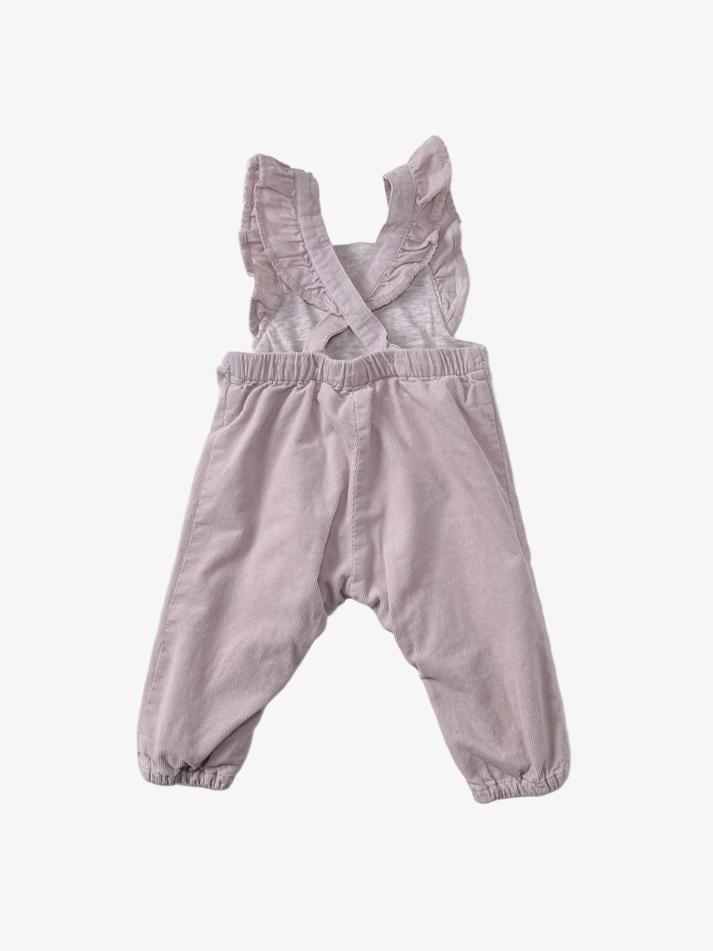 Zara – Micro Corduroy Overalls (Size 3–6 months / 68 cm)