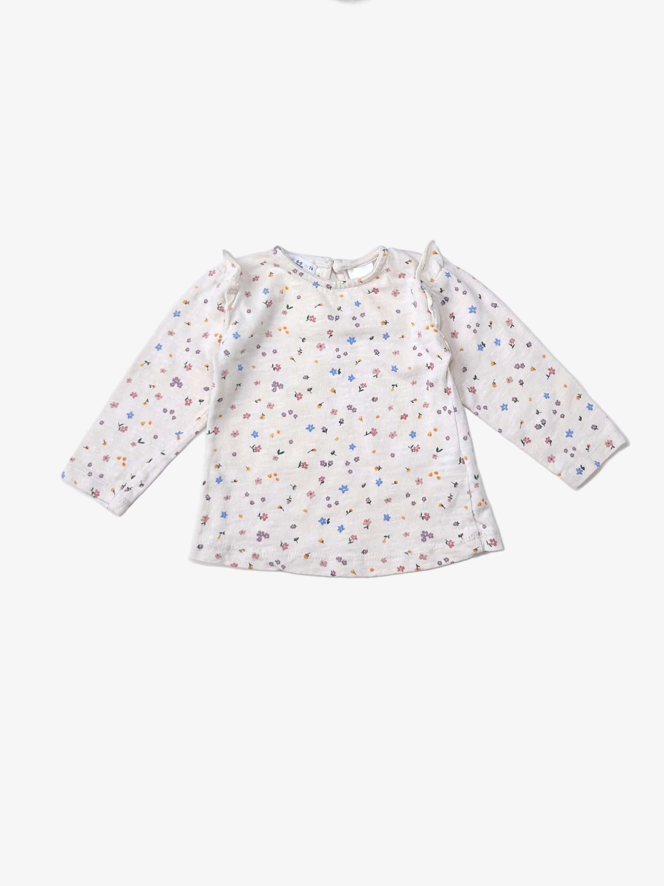 Zara – Long-Sleeve Tee (Size 6–9 months)