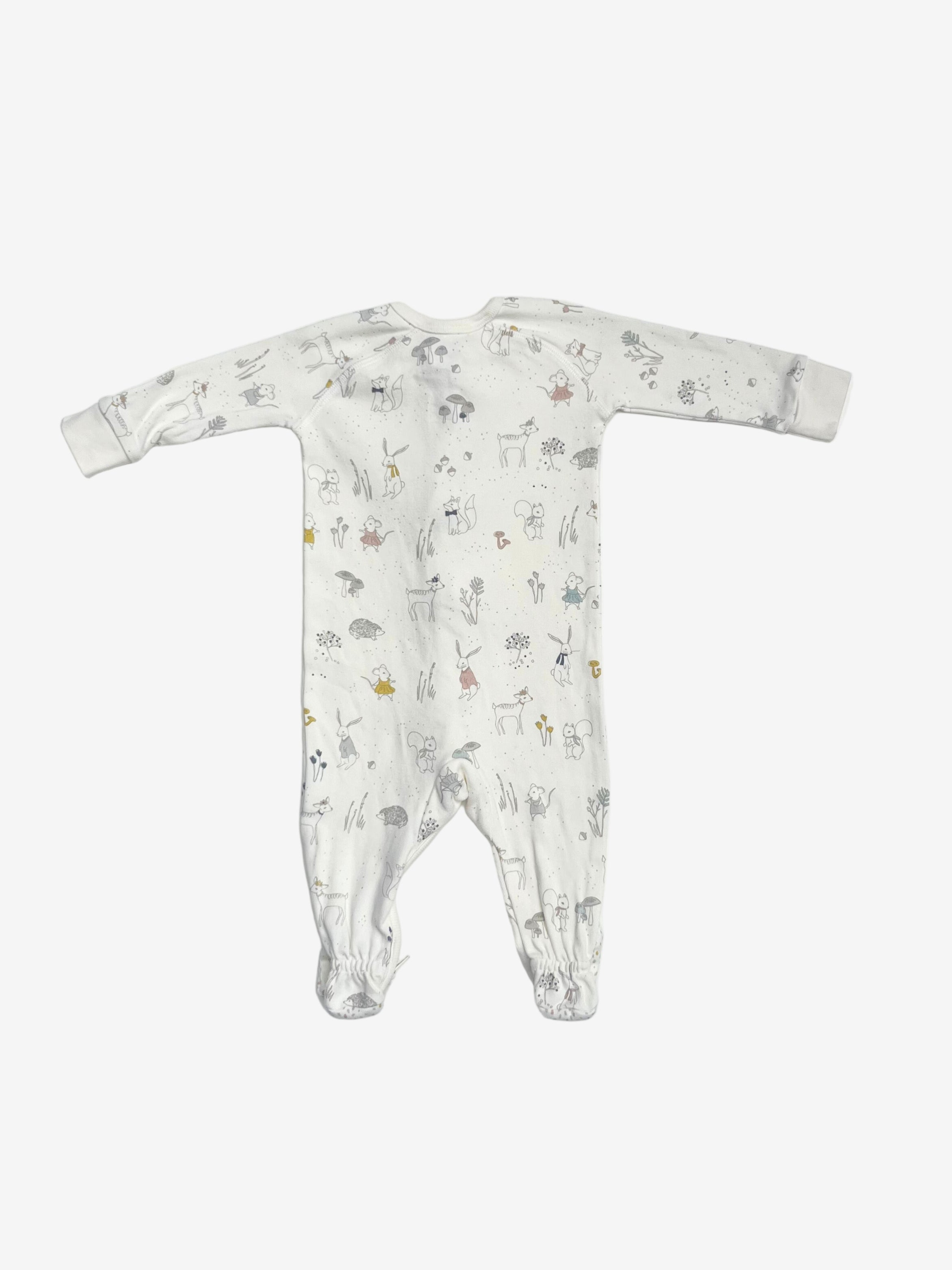 Pehr - Footies with Zipper  (0–3 Months)