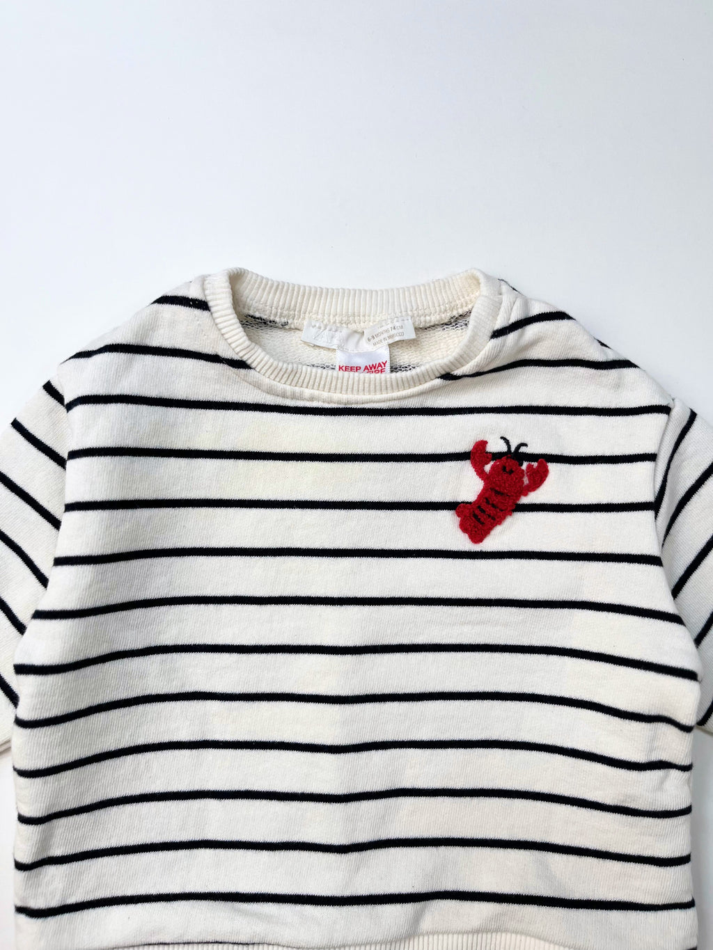 Zara – Sweatshirt (Size 6–9 months)