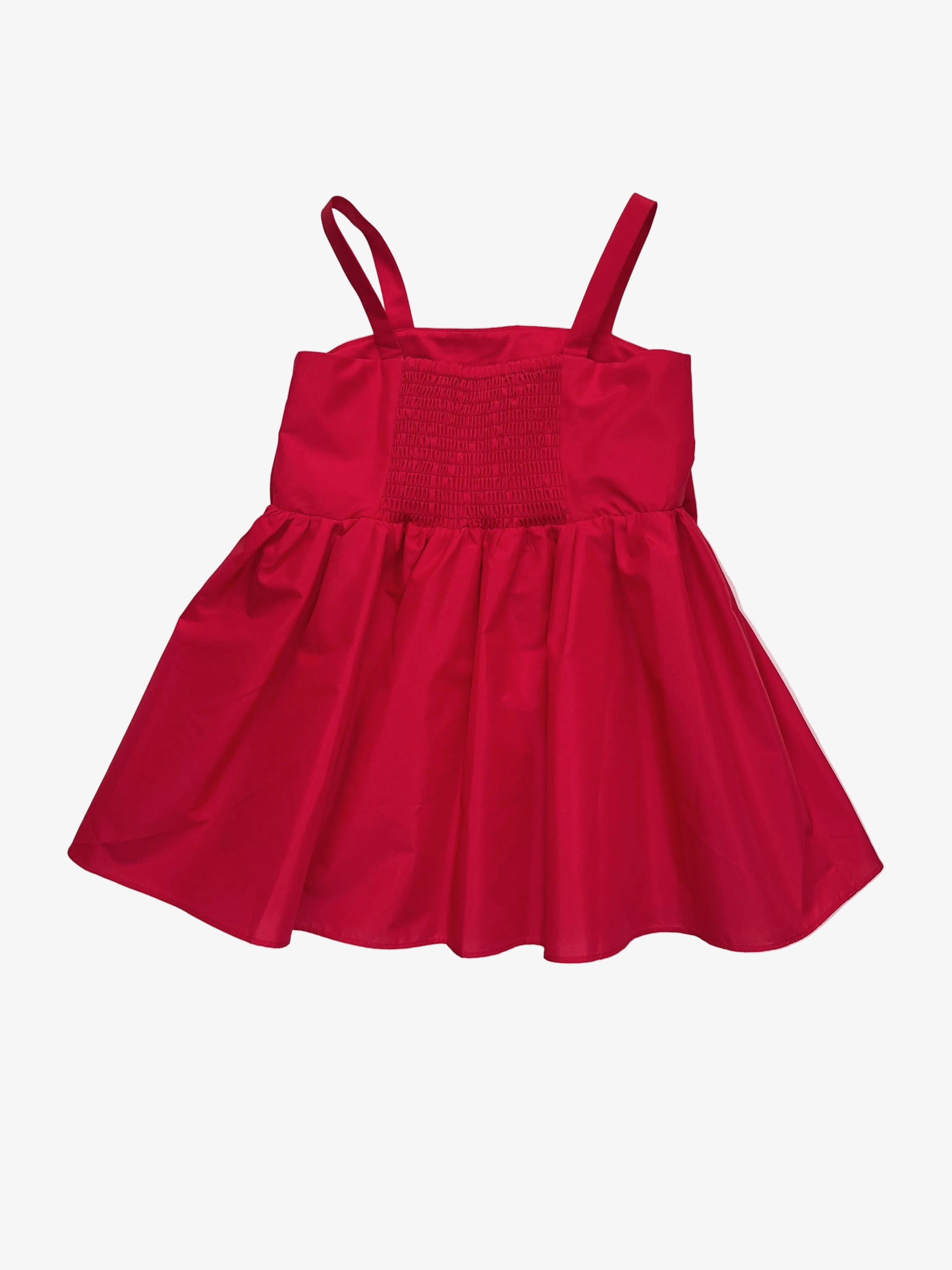 LoveShackFancy – Strappy Dress with Bow (Size 4–5 years)