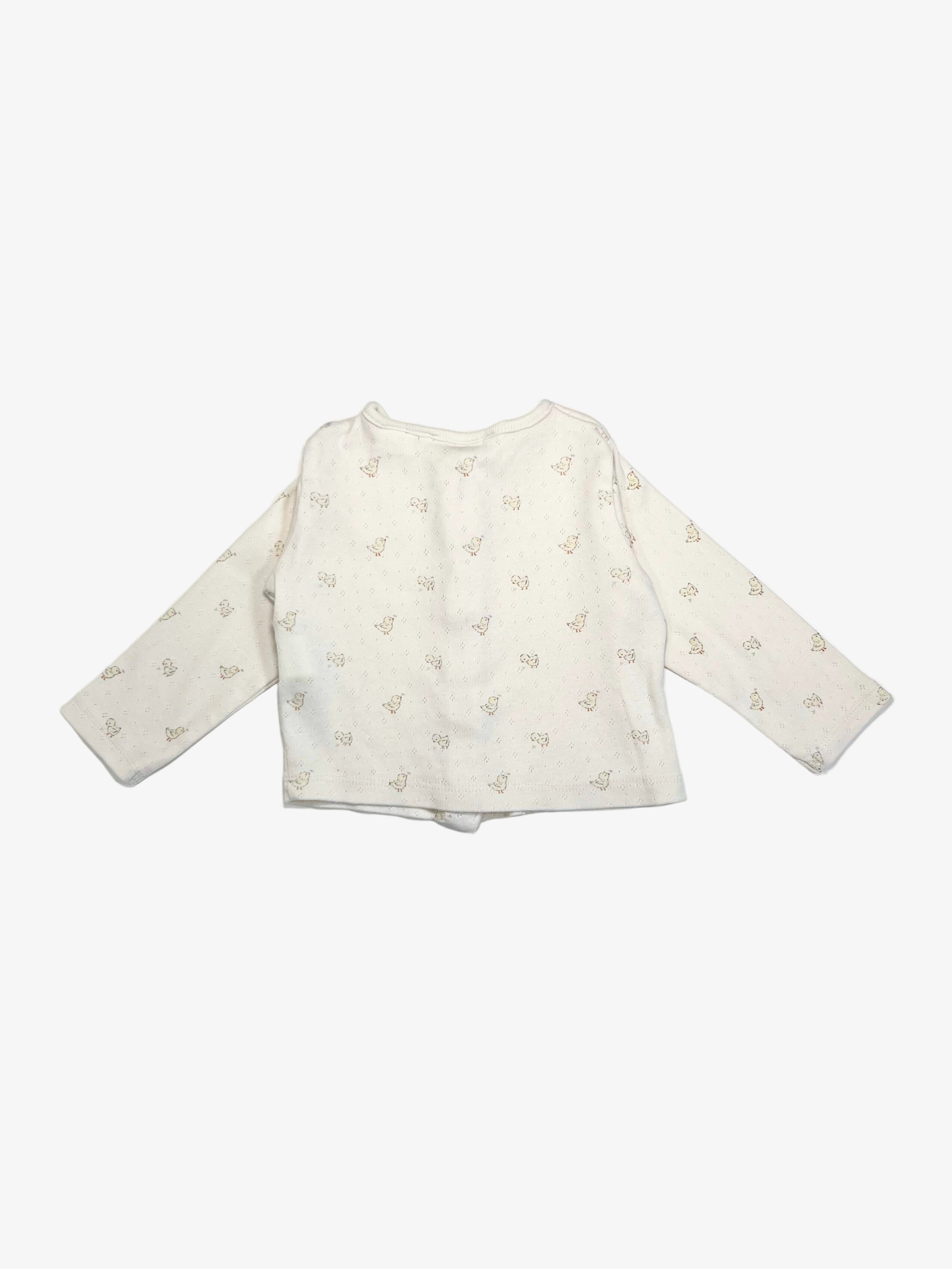 Zara – Cotton Light Cardigan (Size 6–9 Months)