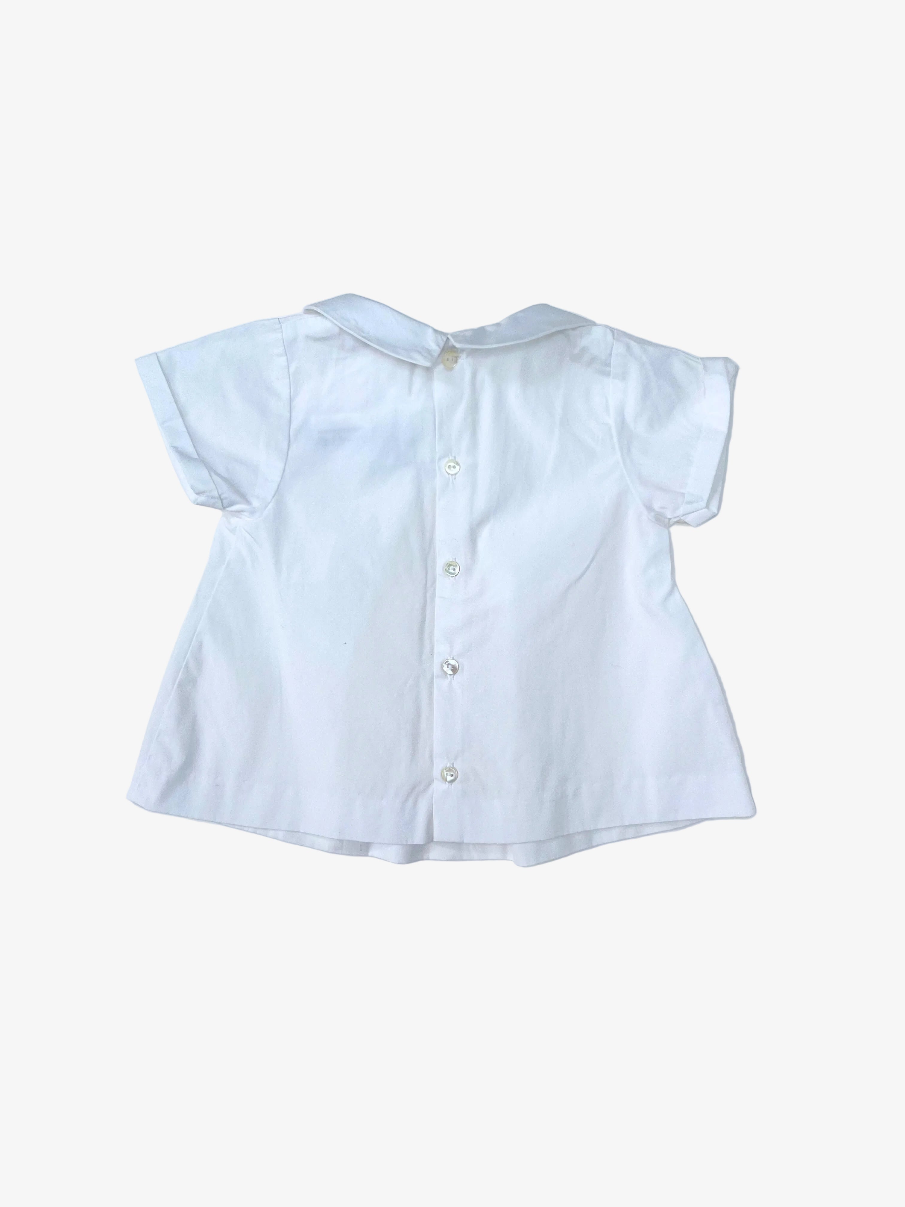 Jacadi – Short-Sleeve Shirt (Size 12 months / 74 cm)