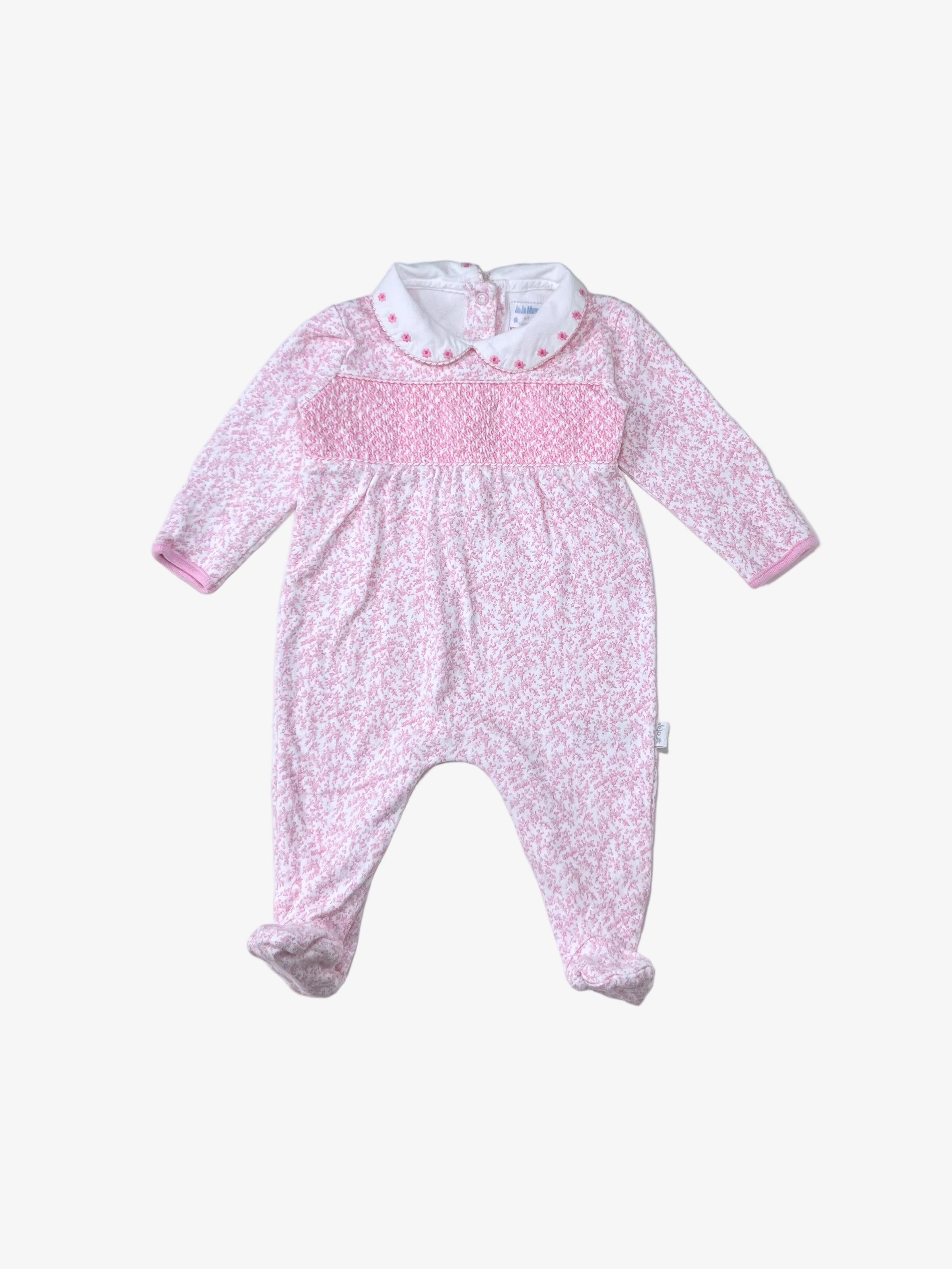 JoJo Maman Bébé – Footies (Size 6–9 months)