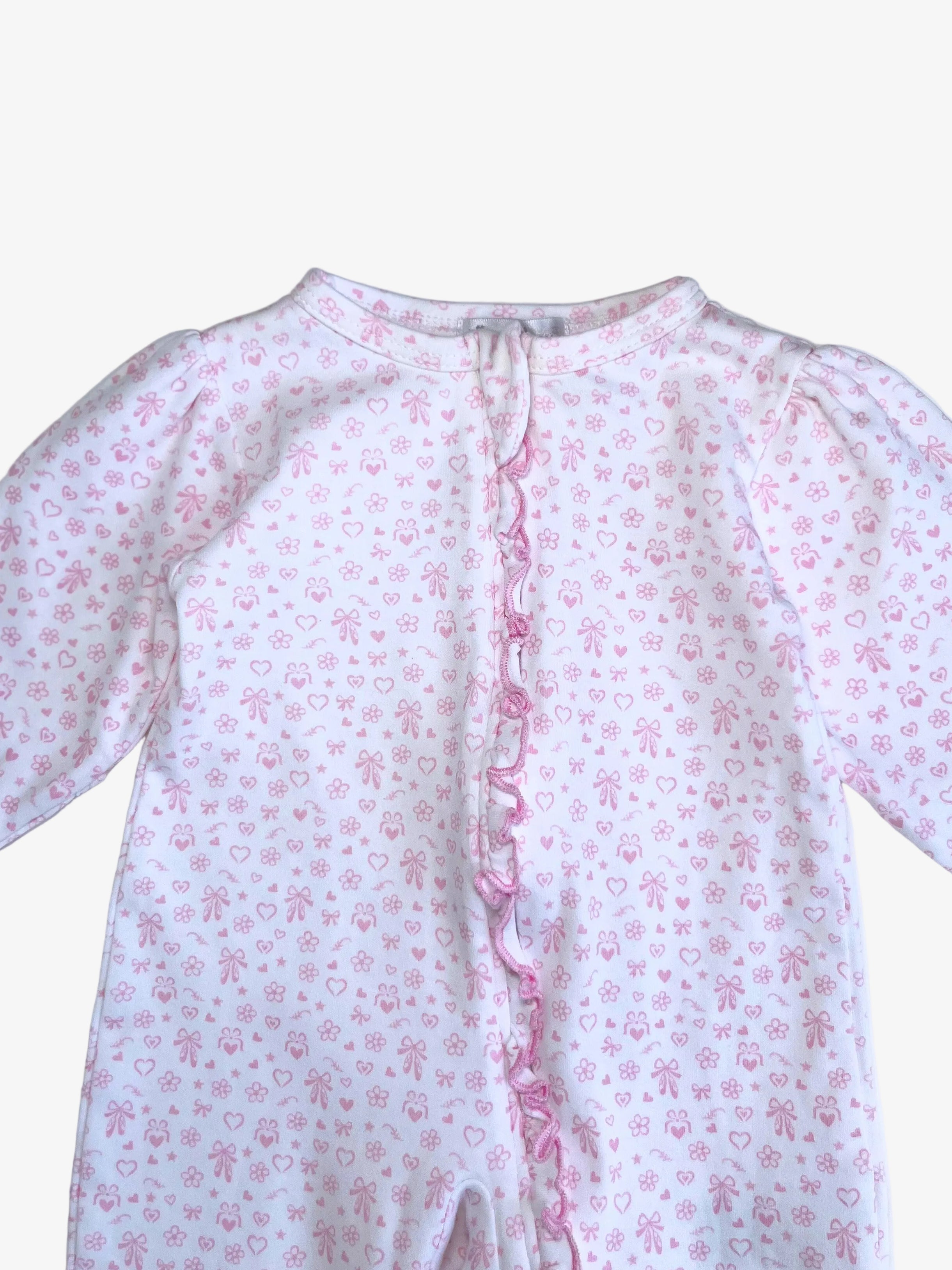 Kissy Kissy – Footies (Size 0–3 months)