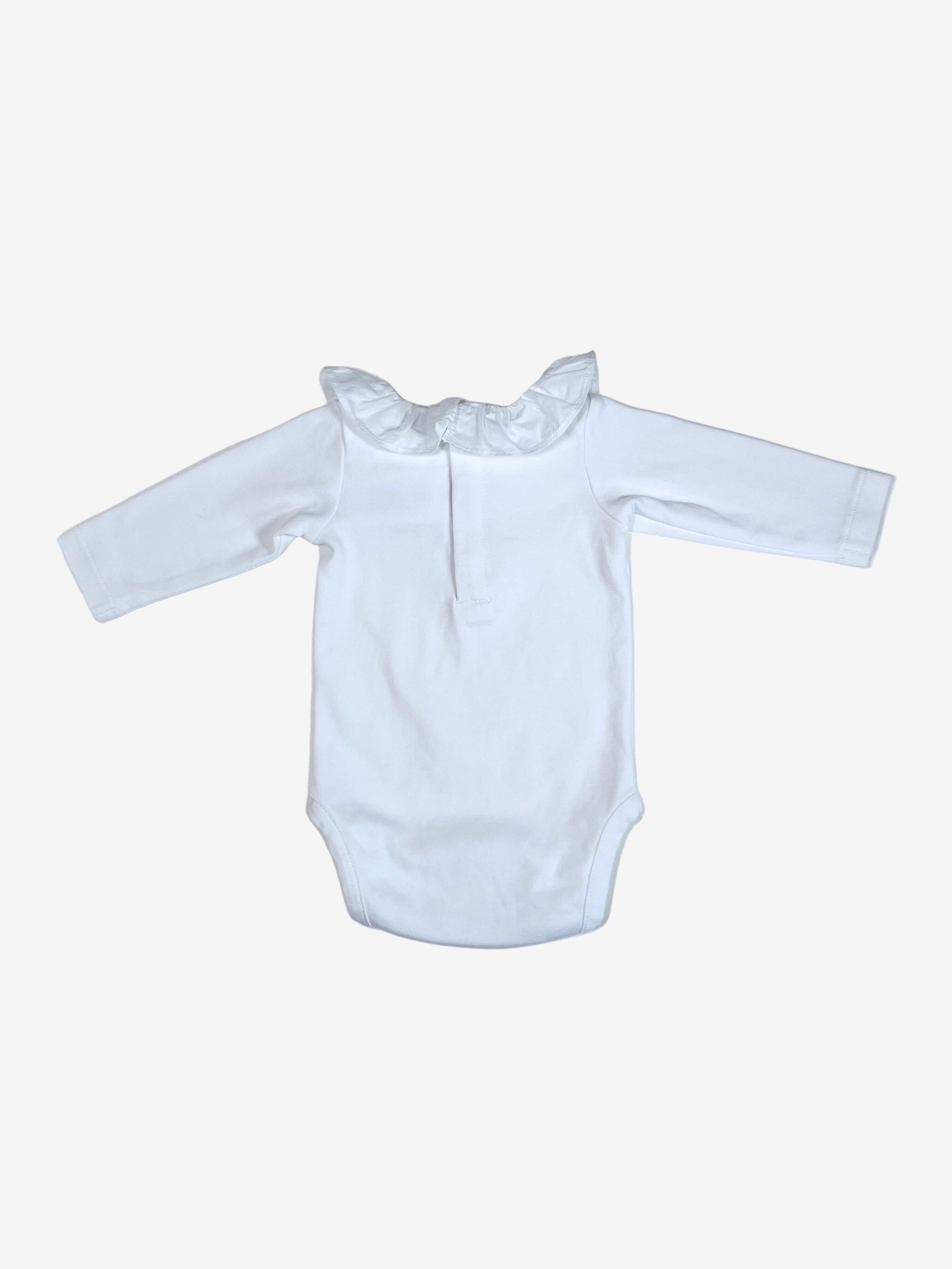 Jacadi - Long Sleeve Onesie  (3 Months, runs small)