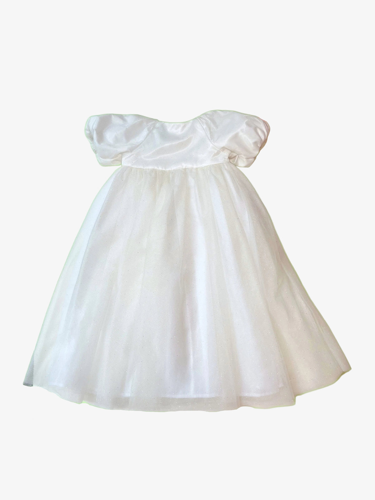 Jacadi – Satin & Sequined Tulle Princess Dress with Cape (Size 3–5 years / 96–110 cm)