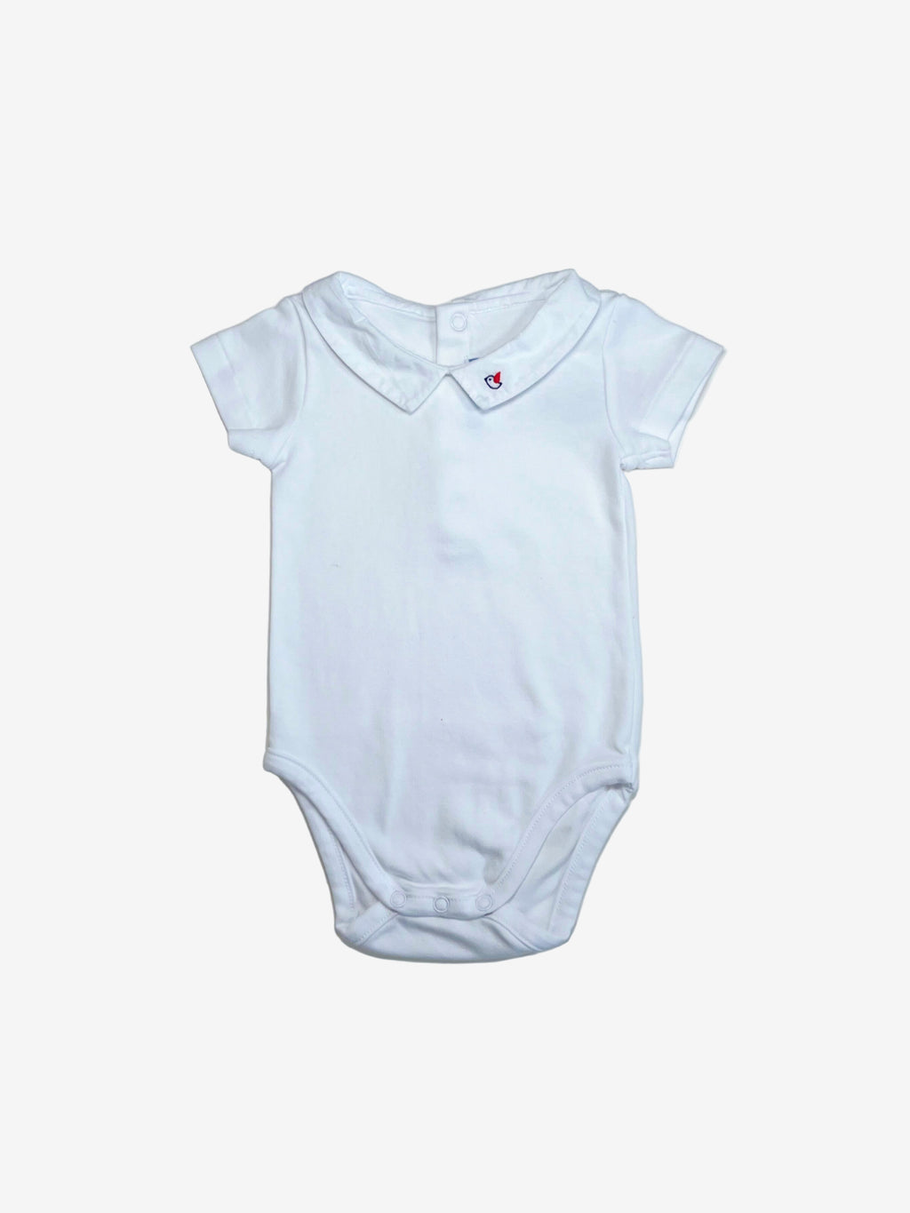 Jacadi - Short Sleeve Onesie (6 Months, runs  small)