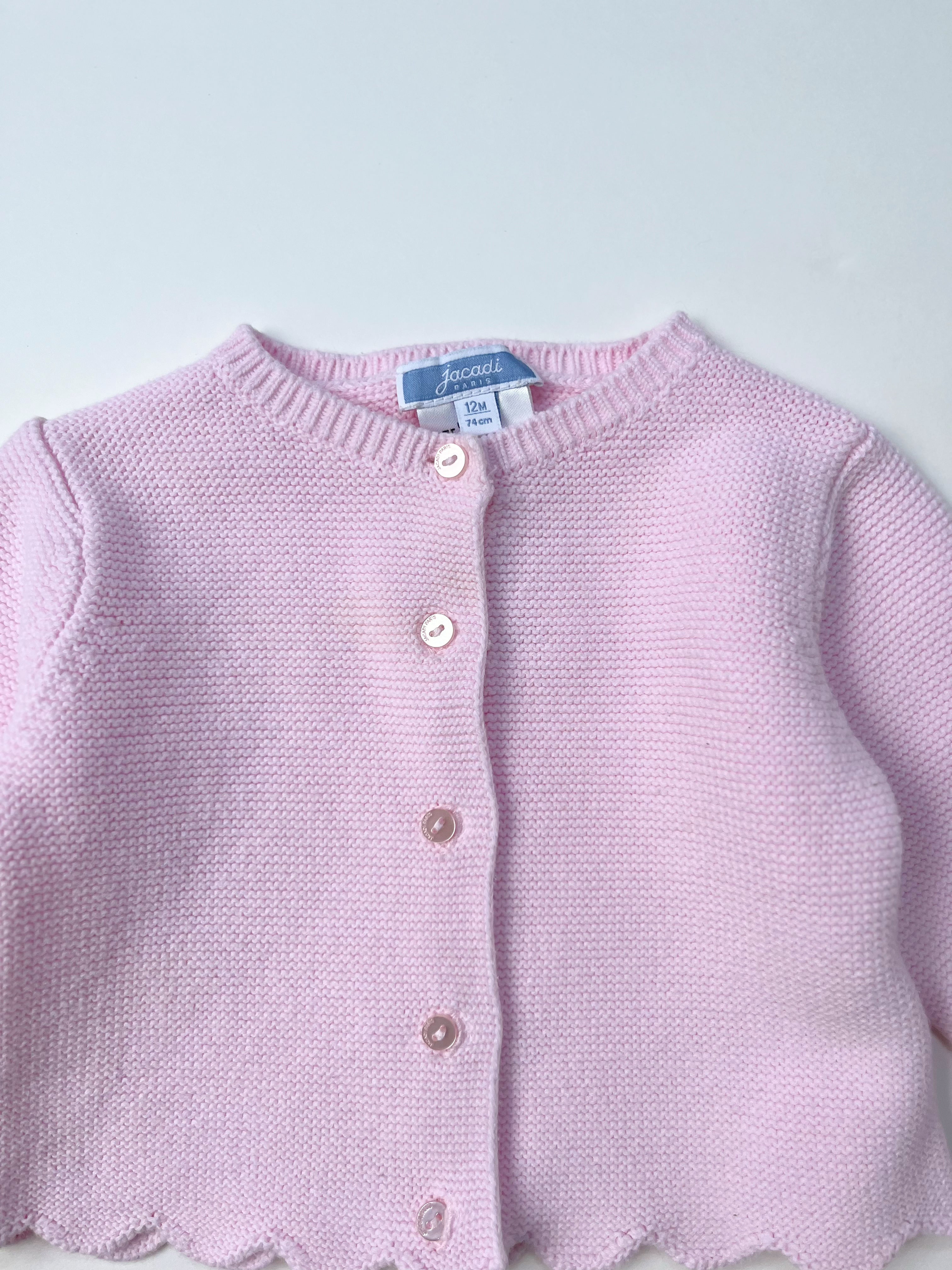 Jacadi – Knitted Cardigan (Size 12 months / 74 cm)