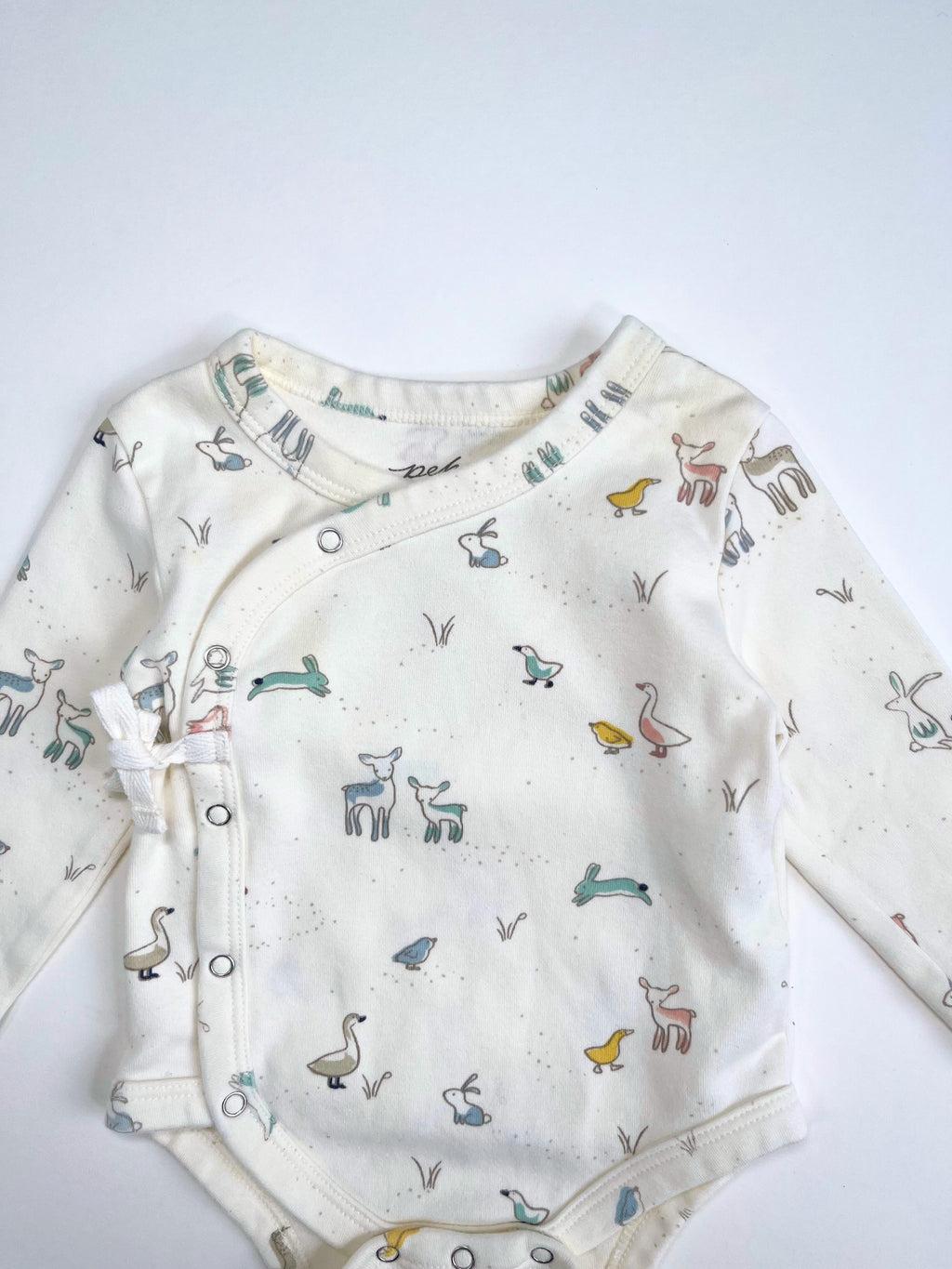 Pehr – Kimono-Style Onesie (Size 0–3 months)