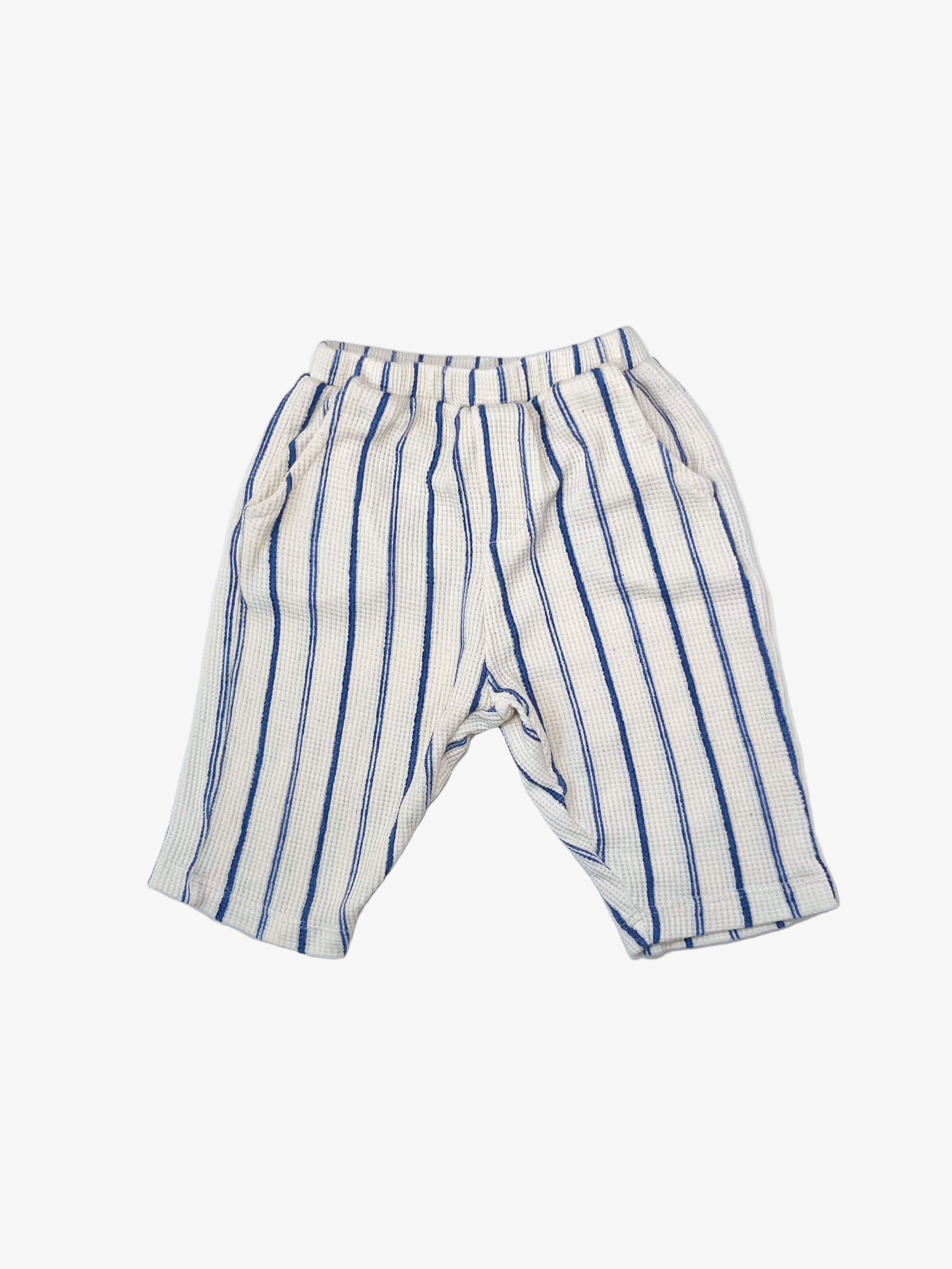 Zara - Waffle Pants (Size 6–9 months)
