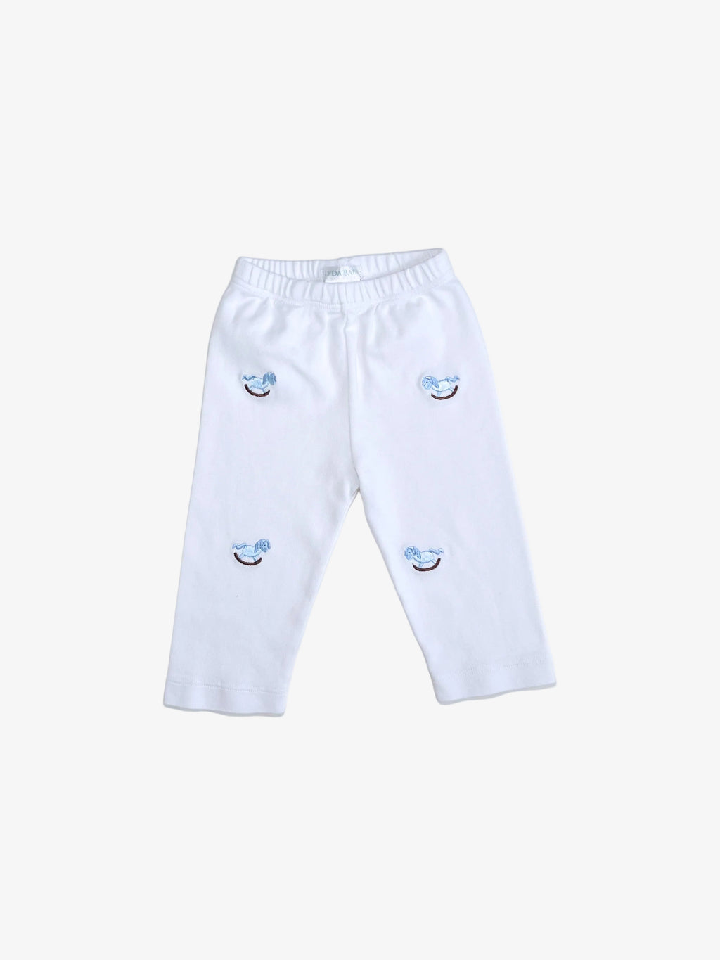 Lyda Baby – Pants with Horse Embroidery (Size 3–6 months)