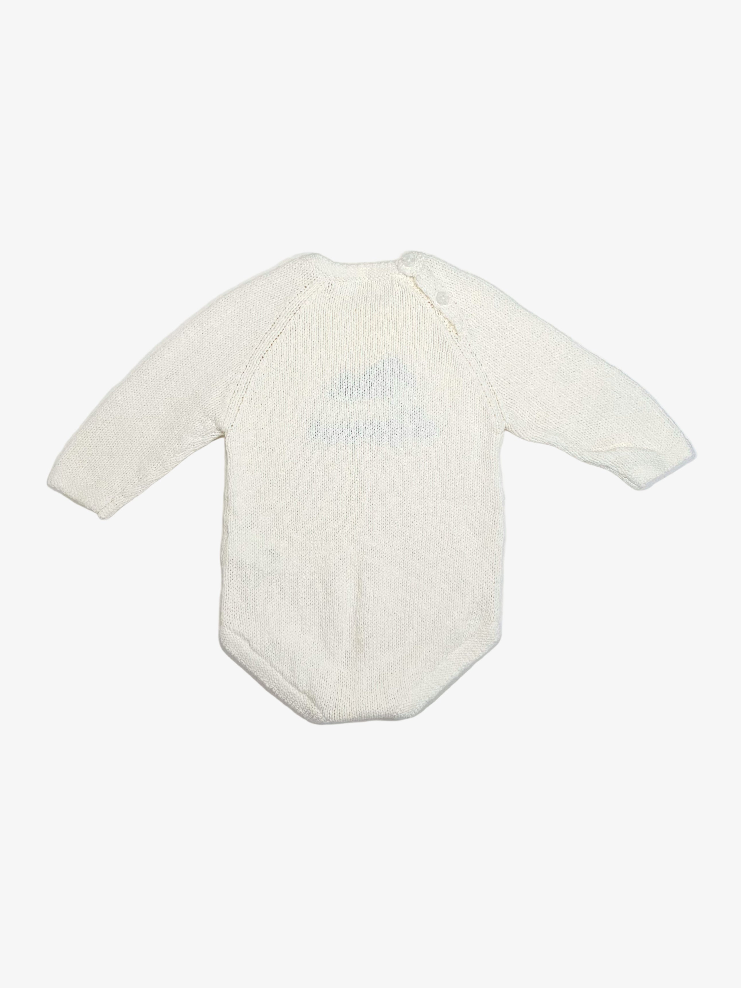 Zara - Sweater Onesie (Size 3–6 months)