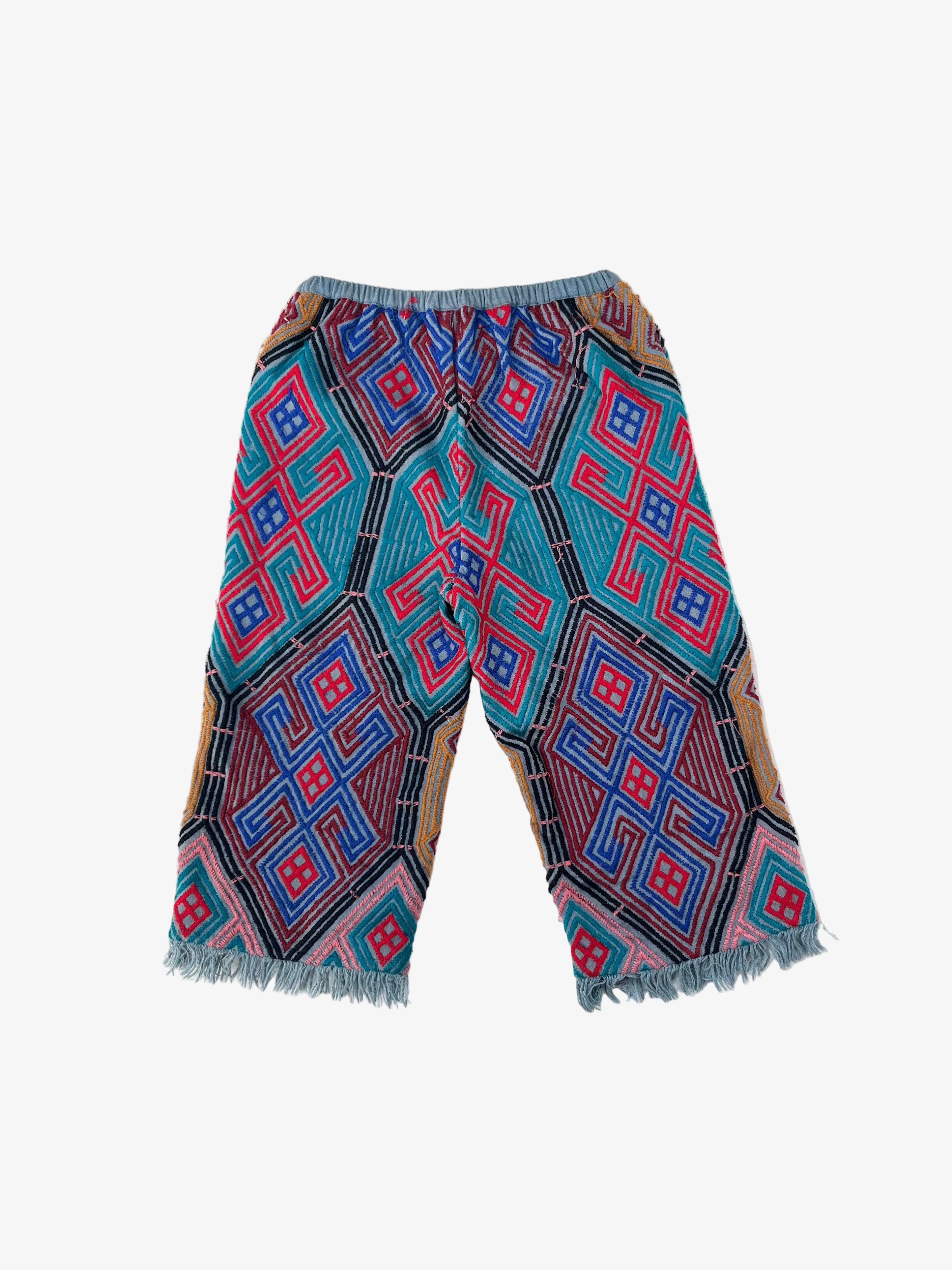 Pink Chicken – Embroidered Pants (Size 2–3 years)