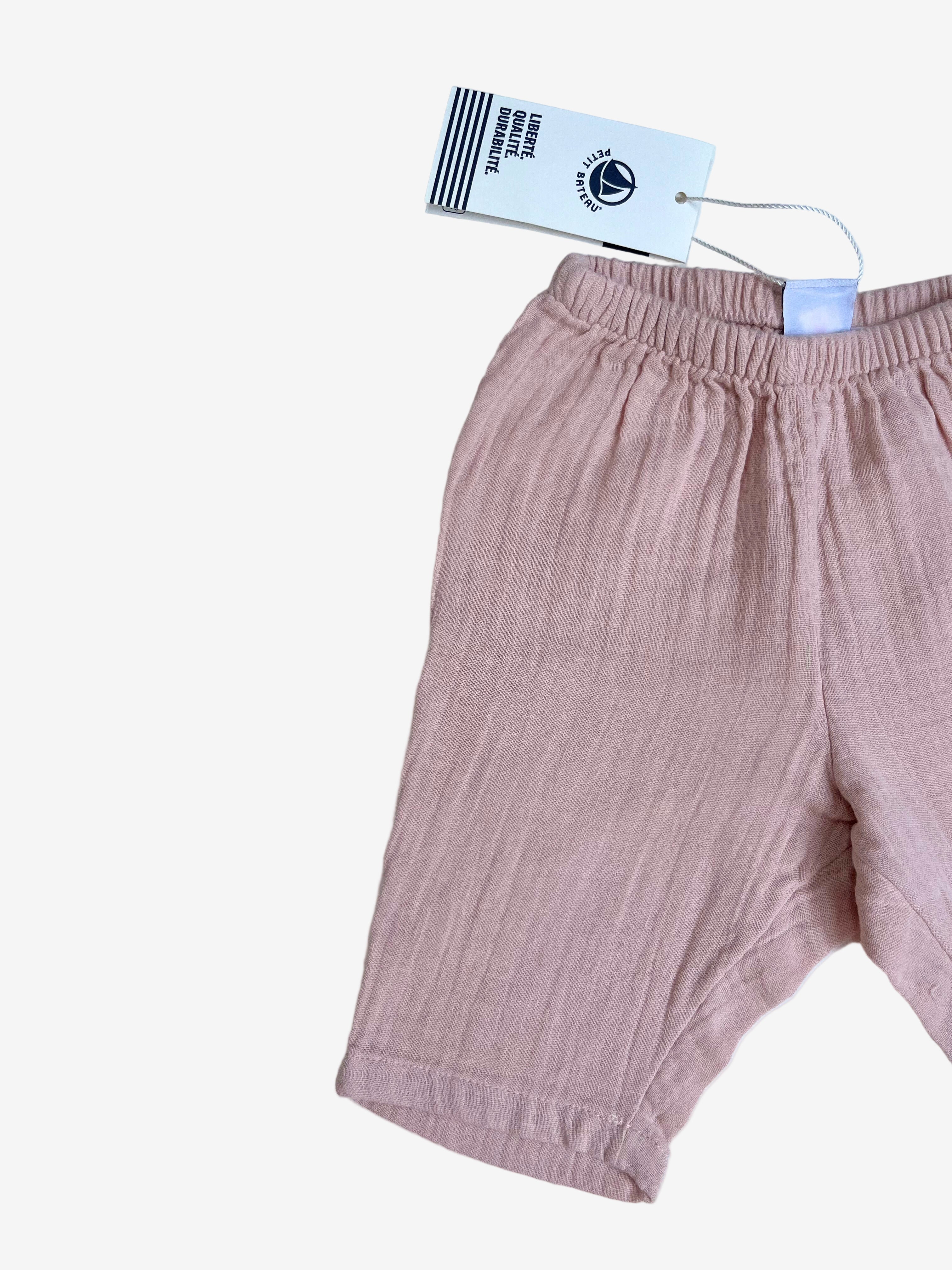 Petit Bateau - Muslin Pants 3 months