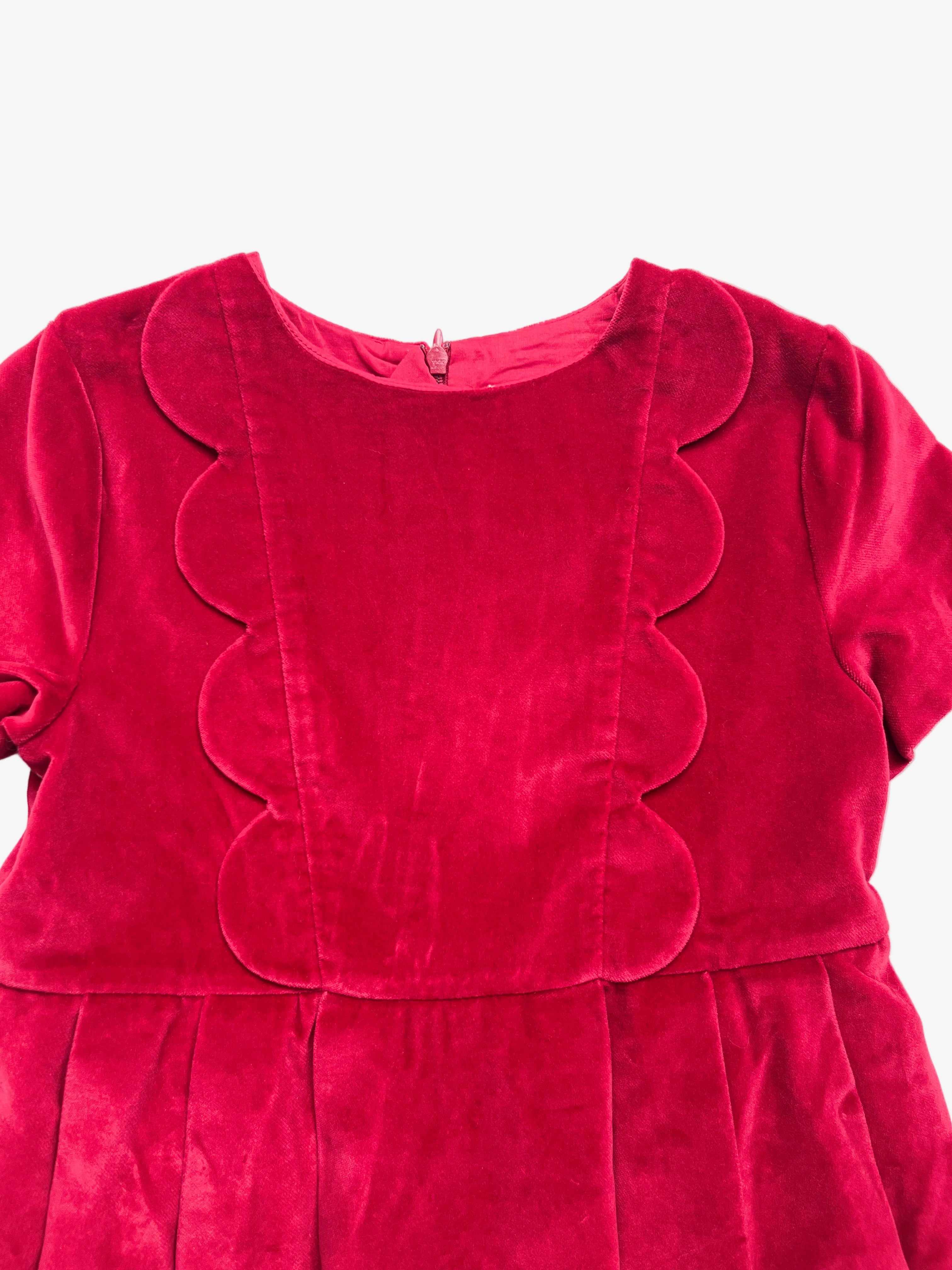 Jacadi – Velvet Dress (Size 8 / 128 cm)