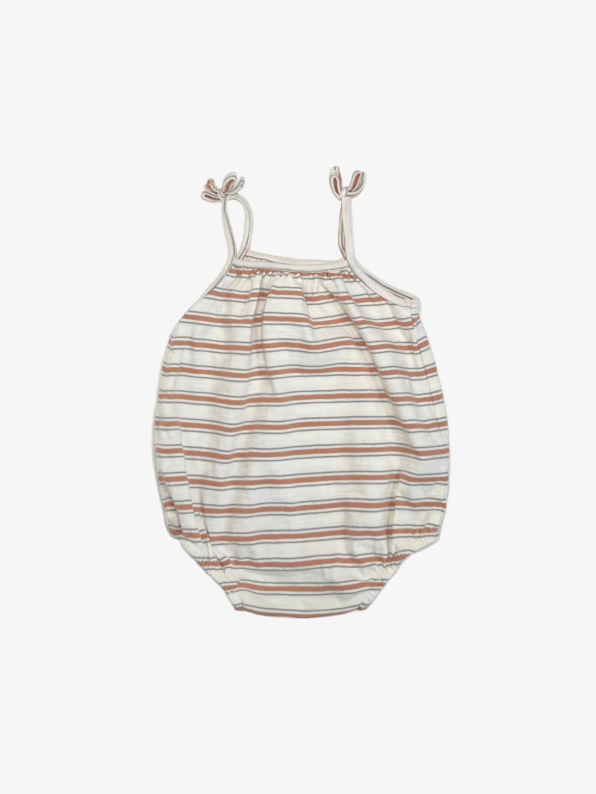 Rylee + Cru – Summer Stripe Romper (Size 3–6 Months)