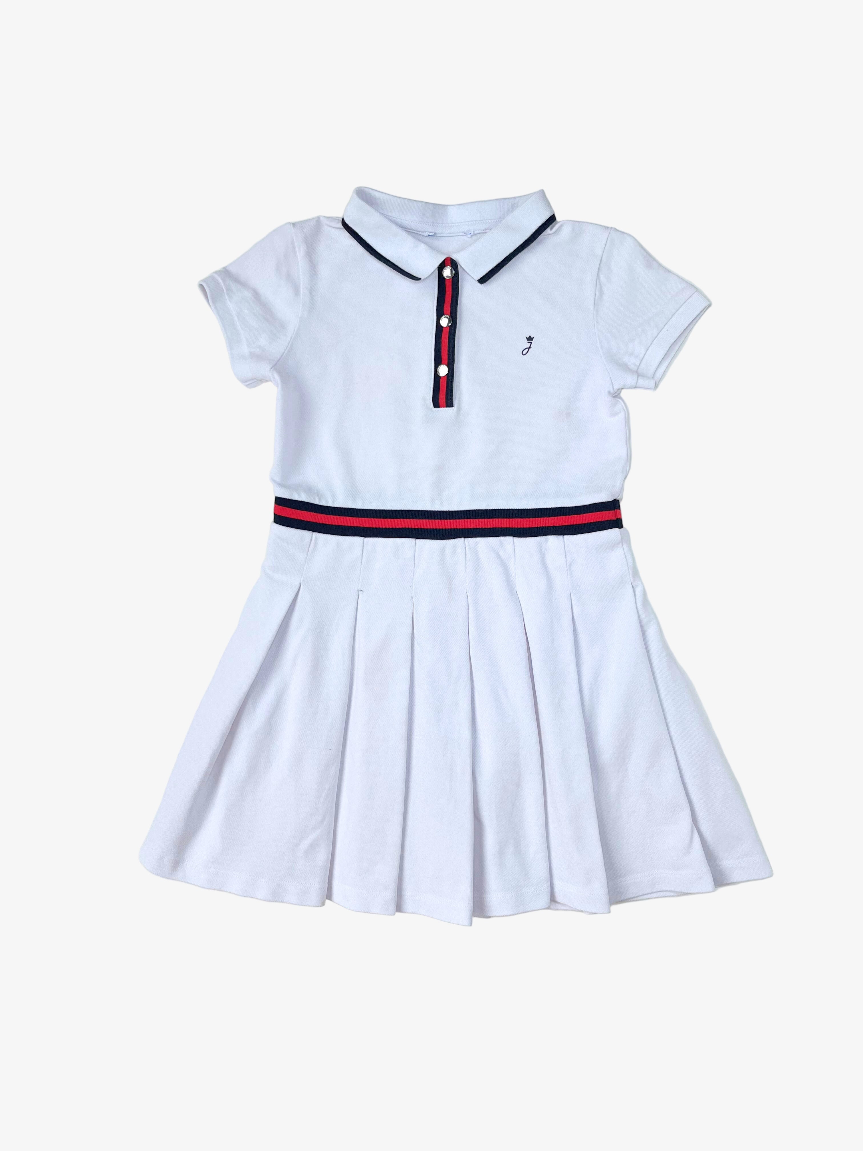 Jacadi - Tennis Dress with Polo-Style Top (Size 4–5 years)