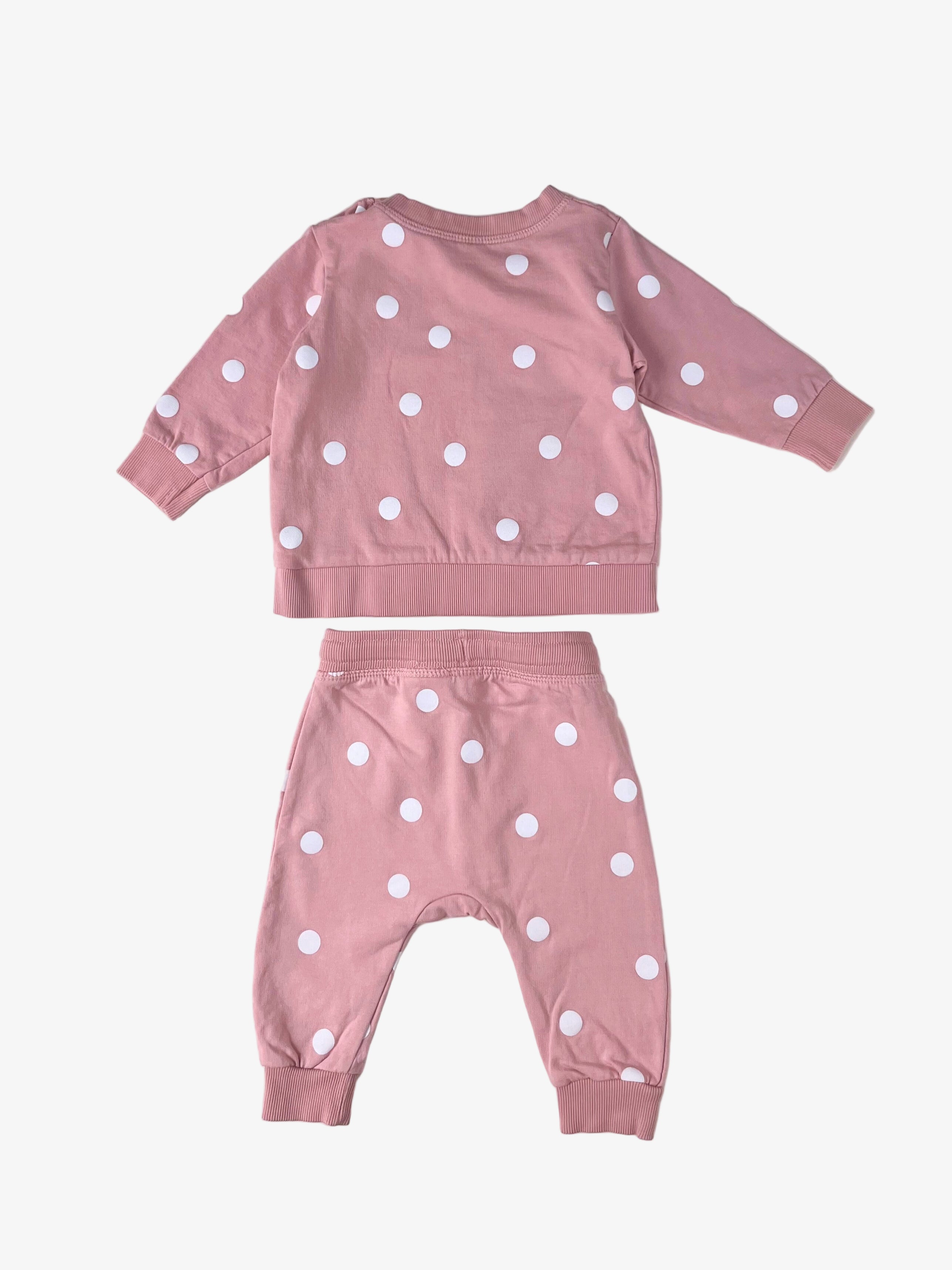H&M – Sweatshirt & Pants Set (Size 3–6 months)